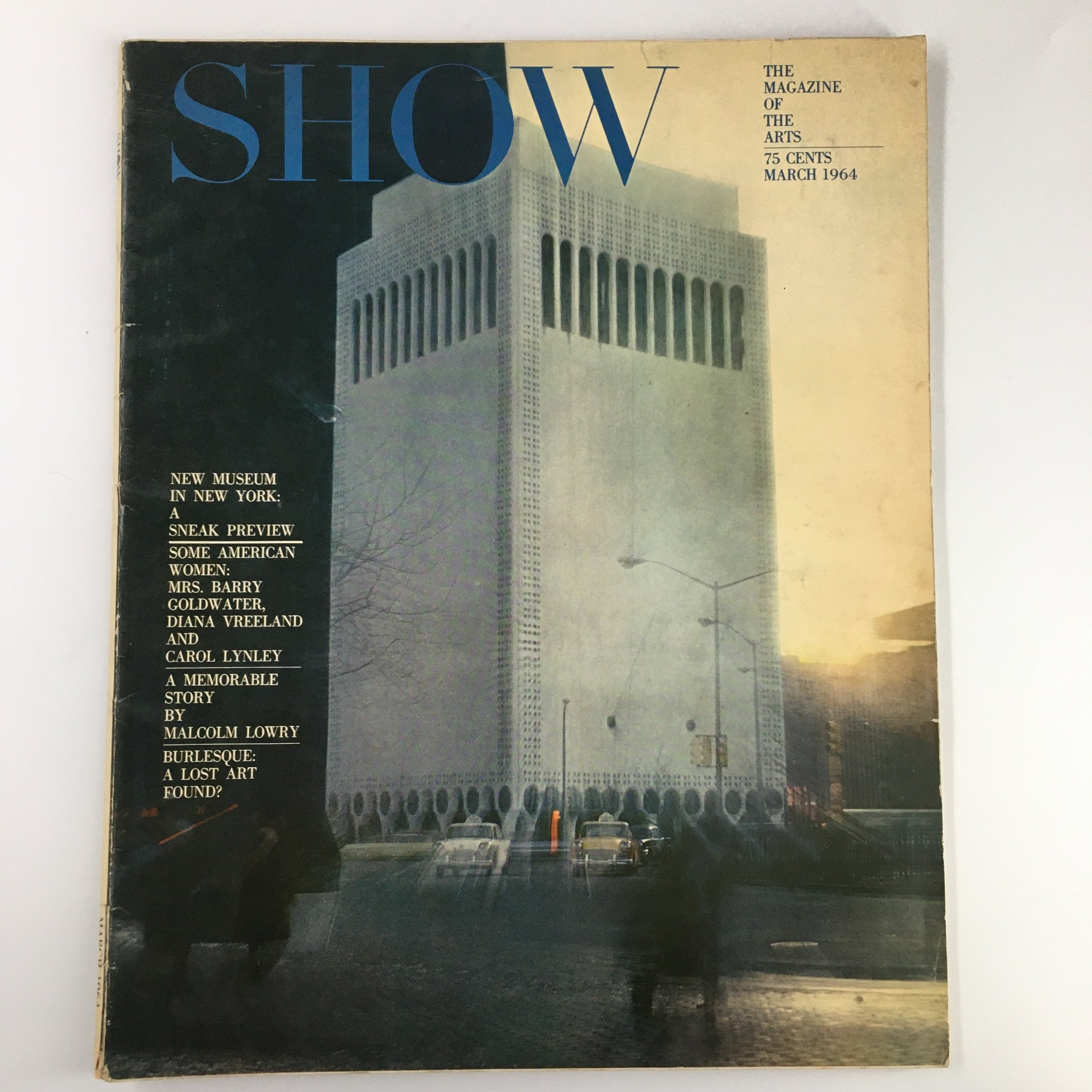 VTG Show Magazine March 1964 New Museum in New York A Sneak Preview No Label