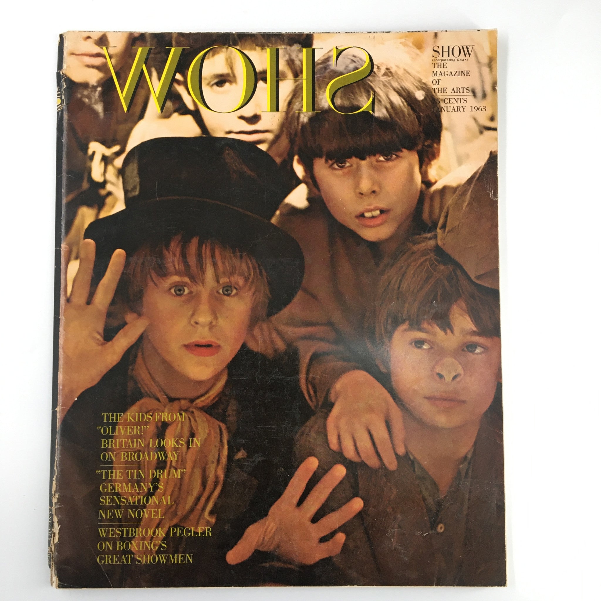 VTG Show Magazine January 1963 The Kids From "Oliver" Looks in Broadway No Label