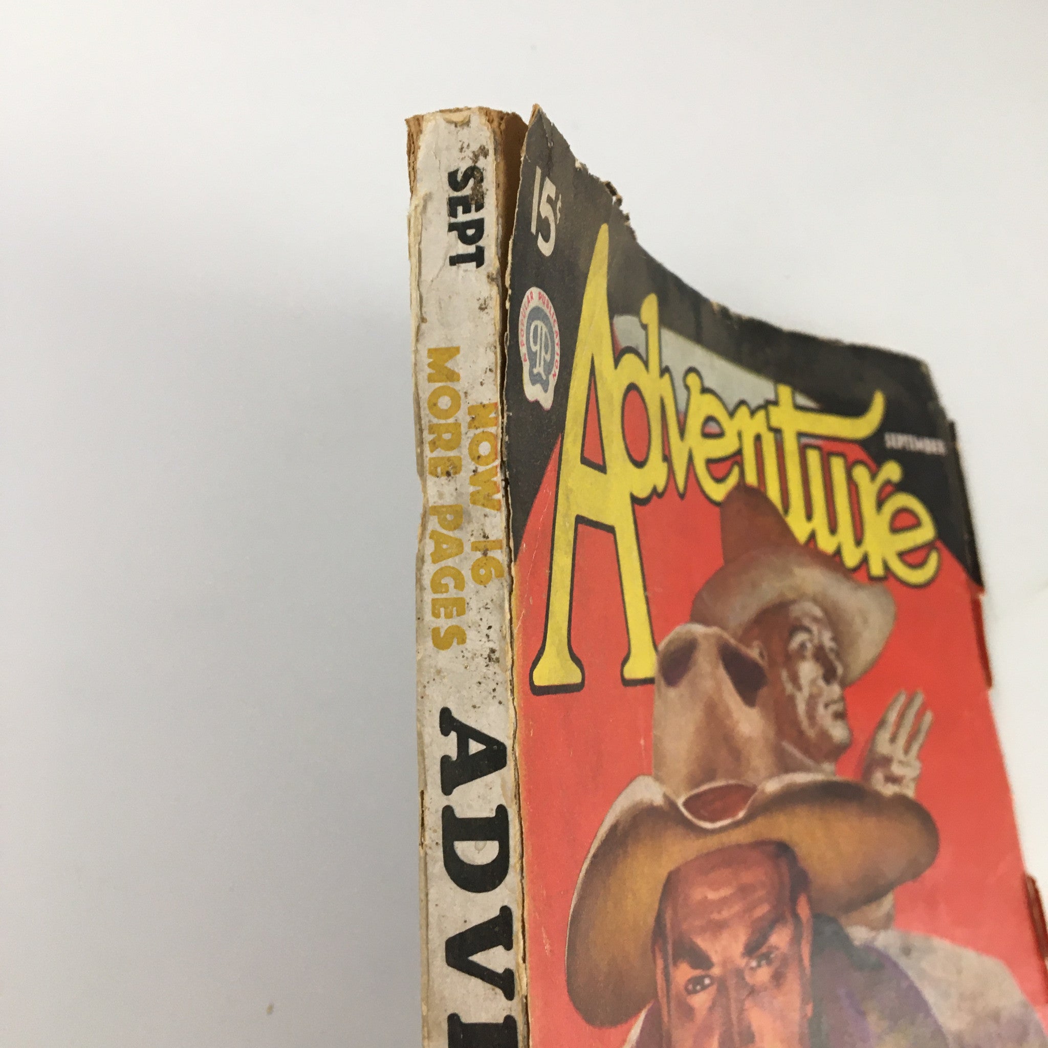 VTG Adventure Magazine September 1937 Hark Africa A Novelette No Label