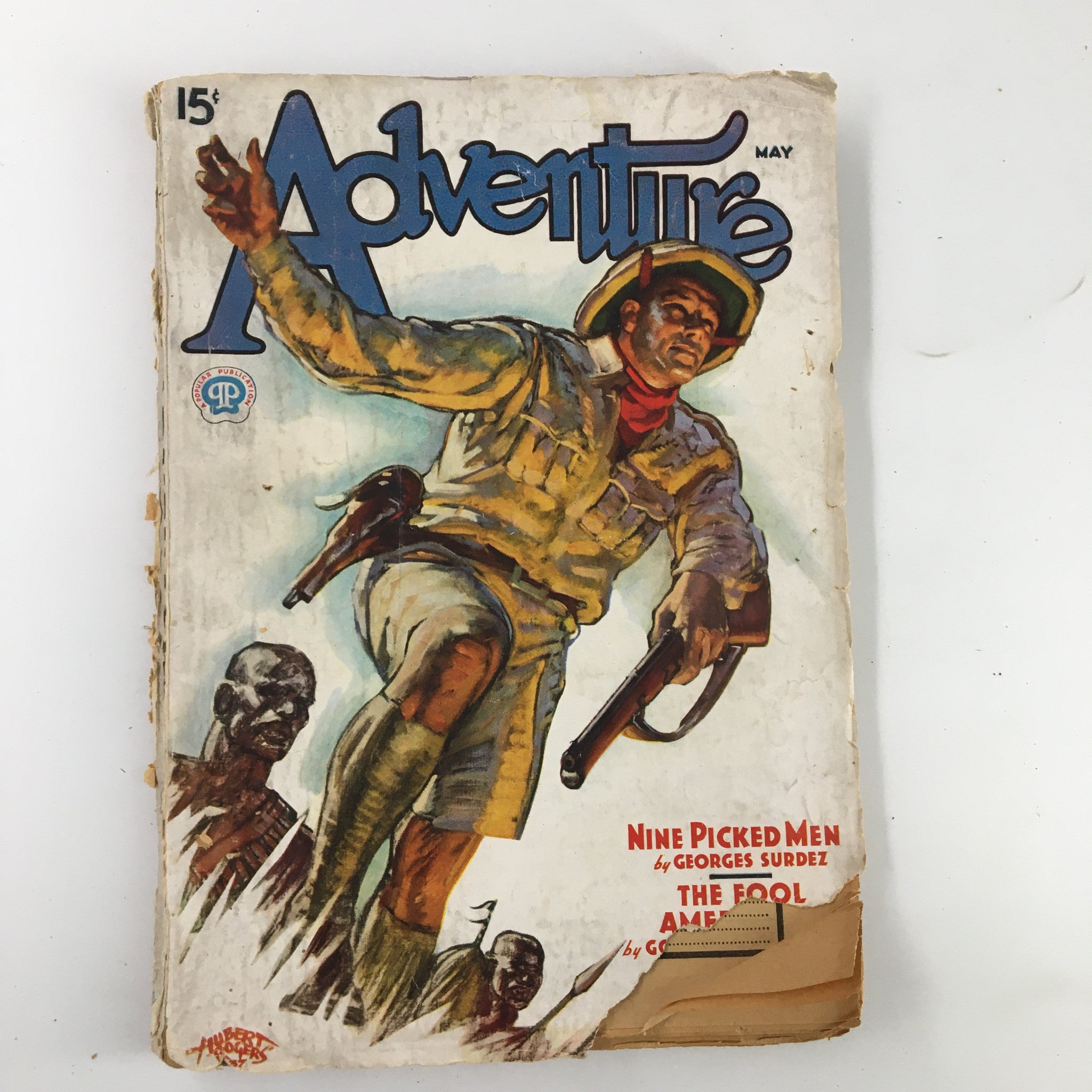 VTG Adventure Magazine May 1937 Nice Picked Men First Part of Three No Label