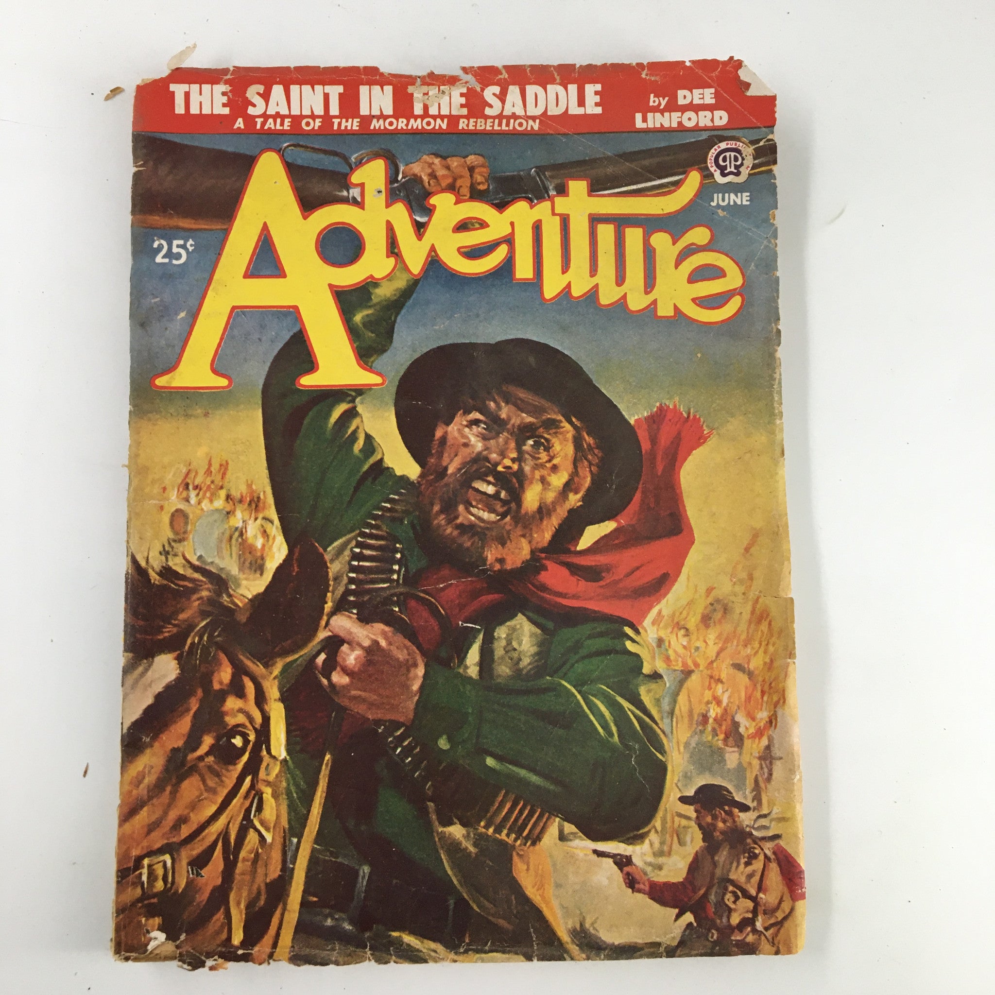 VTG Adventure Magazine June 1948 Jackal Song Complete Novelette No Label