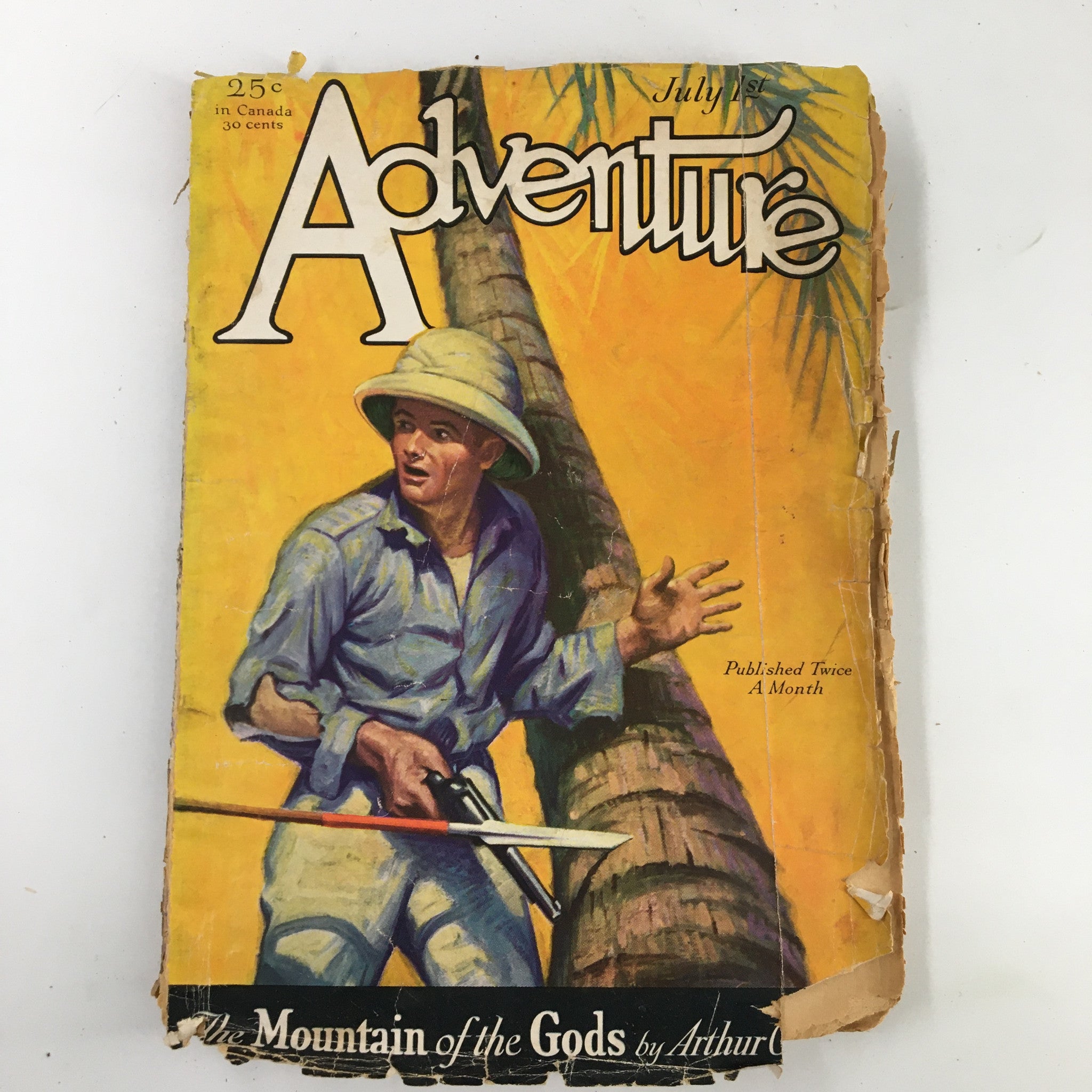 VTG Adventure Magazine July 1945 The Last Banzai Complete Novel No Label