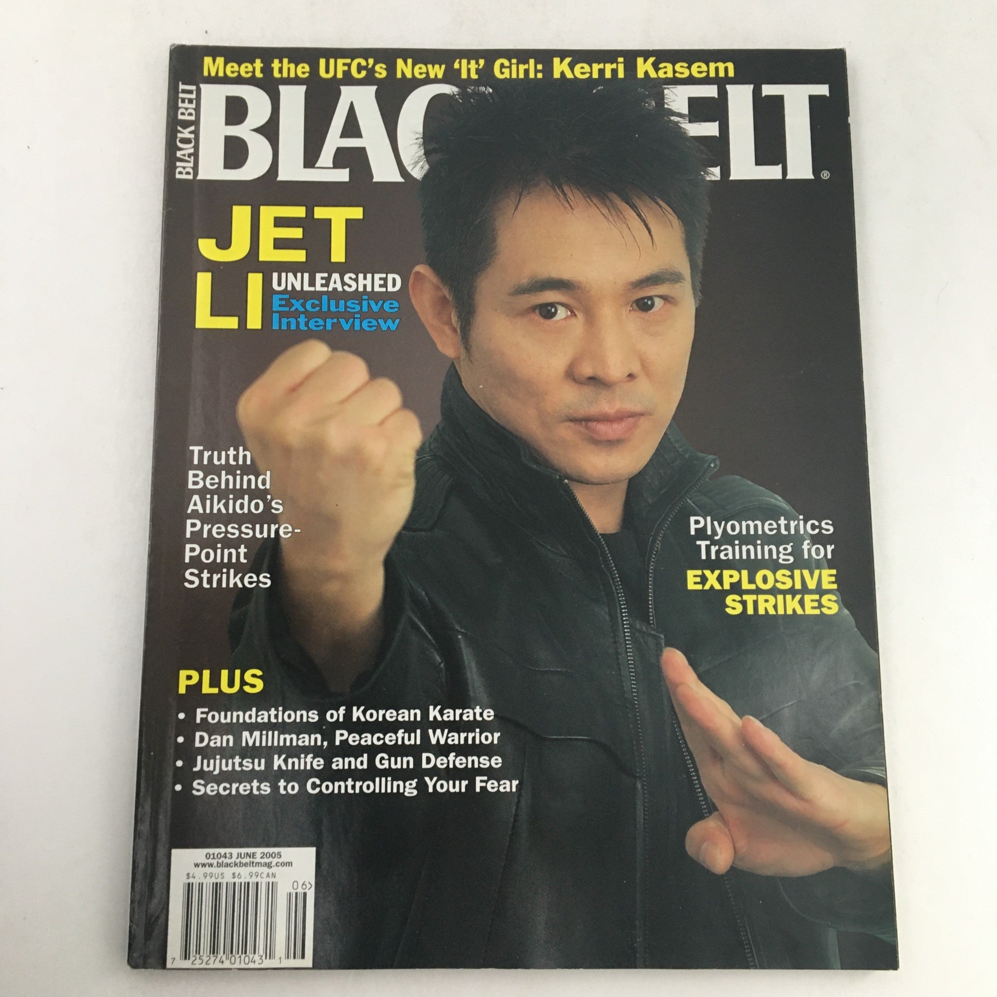 Black Belt Magazine June 2005 Jet Li Interview, Dan Millman Warrior, No Label