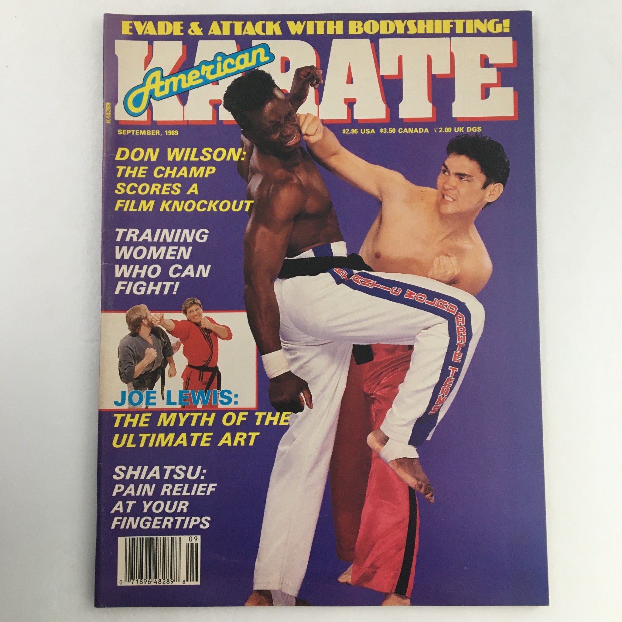 American Karate Magazine Vol 4 #23 September 1989 Don Wilson & Billy Blanks