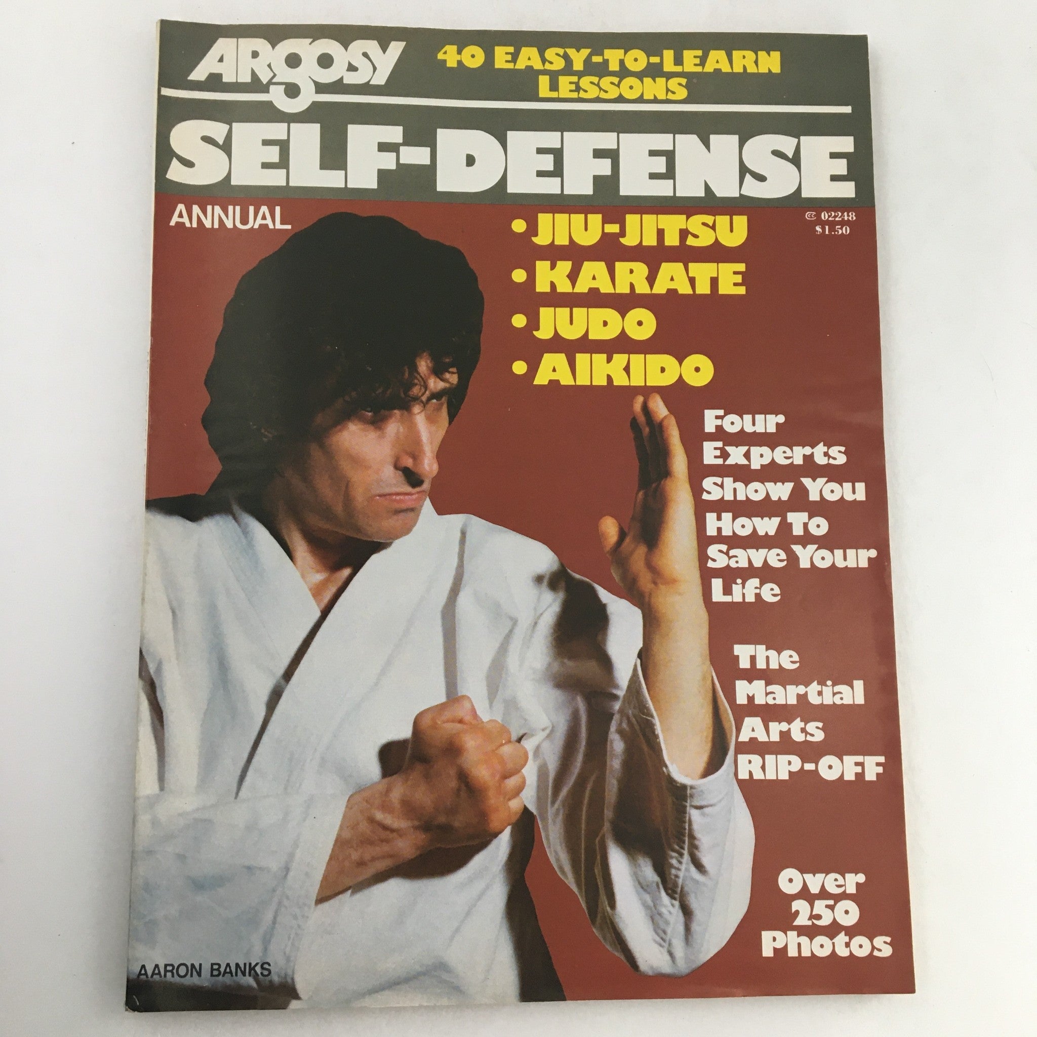 Argosy Self Defense Magazine Annual 1975 Martial Artist Aaron Banks Feature