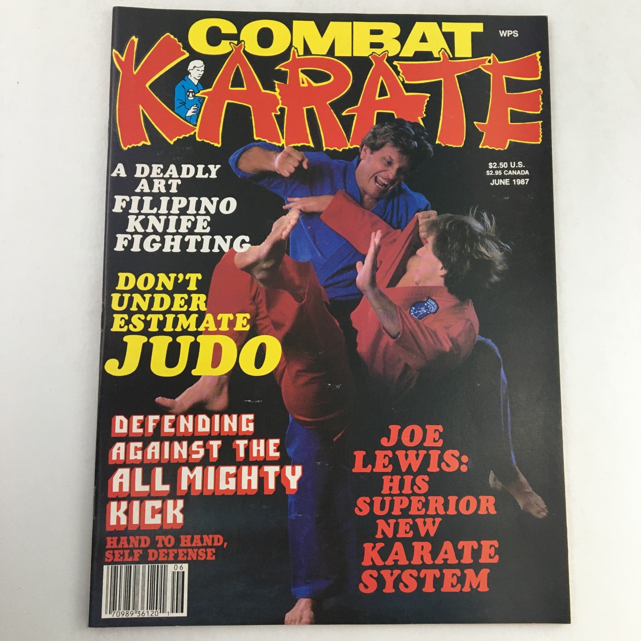 Combat Karate Magazine Vol #7 June 1987 Joe Lewis & Filipino Knife Fighting