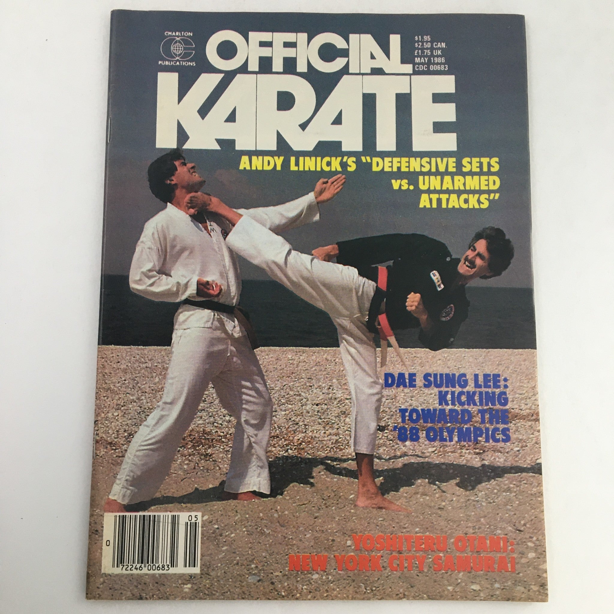 Official Karate Magazine Vol 18 #138 May 1986 Andy Linick and Dae Sung Lee Cover