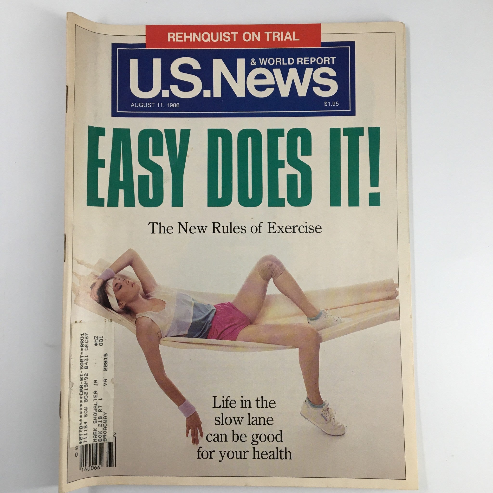 US News & World Report Magazine August 11 1986 The New Rules of Exercise