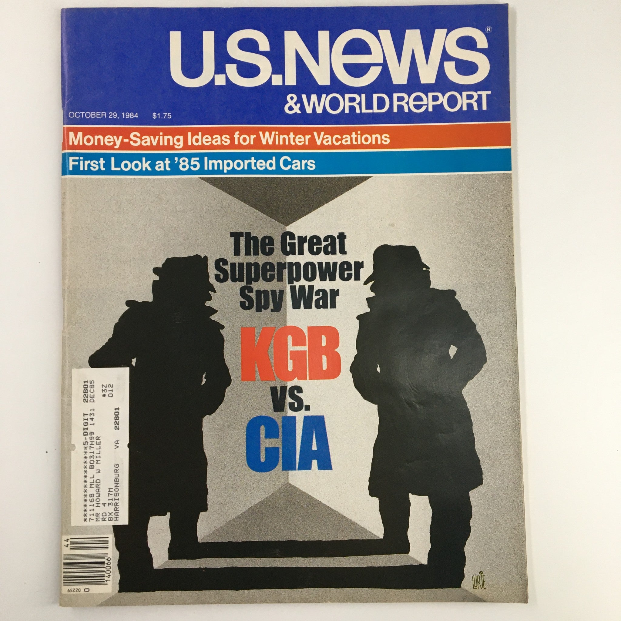 US News & World Report Magazine October 29 1984 Superpower Spy War KGB vs CIA