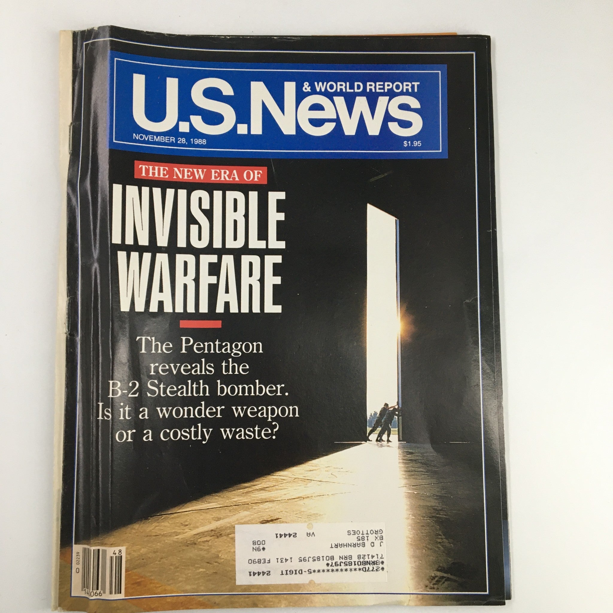 US News & World Report Magazine November 24 1988 The Era of Invisible Warfare