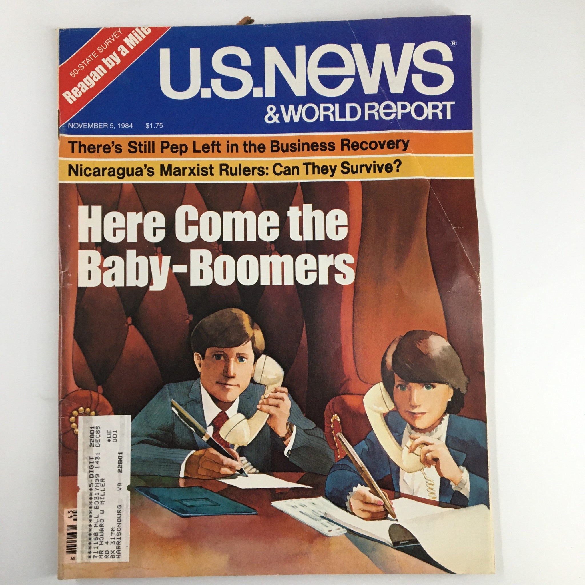 US News & World Report Magazine November 5 1984 Here Comes The Baby-Boomers