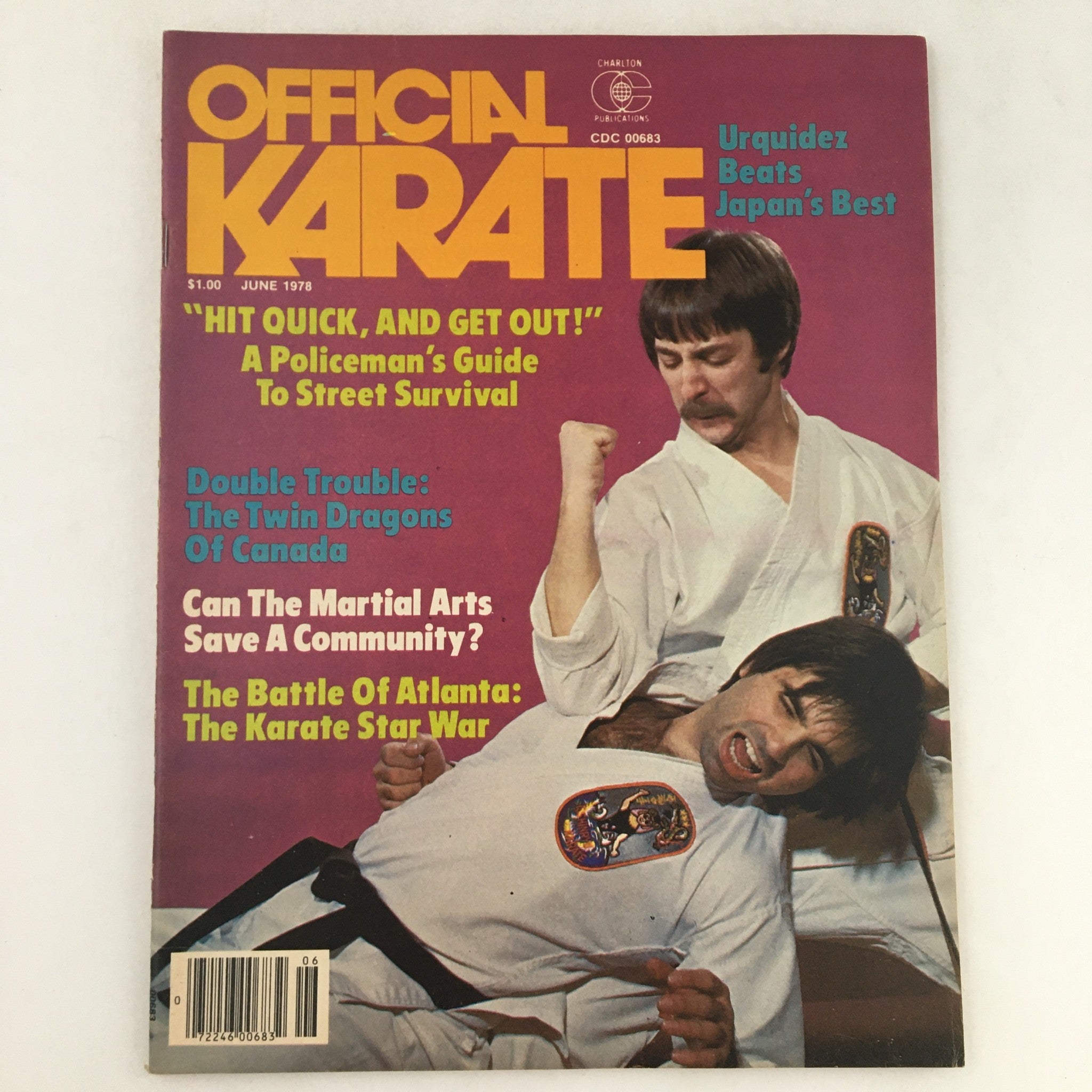 Official Karate Magazine June 1978 Vol 10 #75 Transit Policeman Dennis Bootle