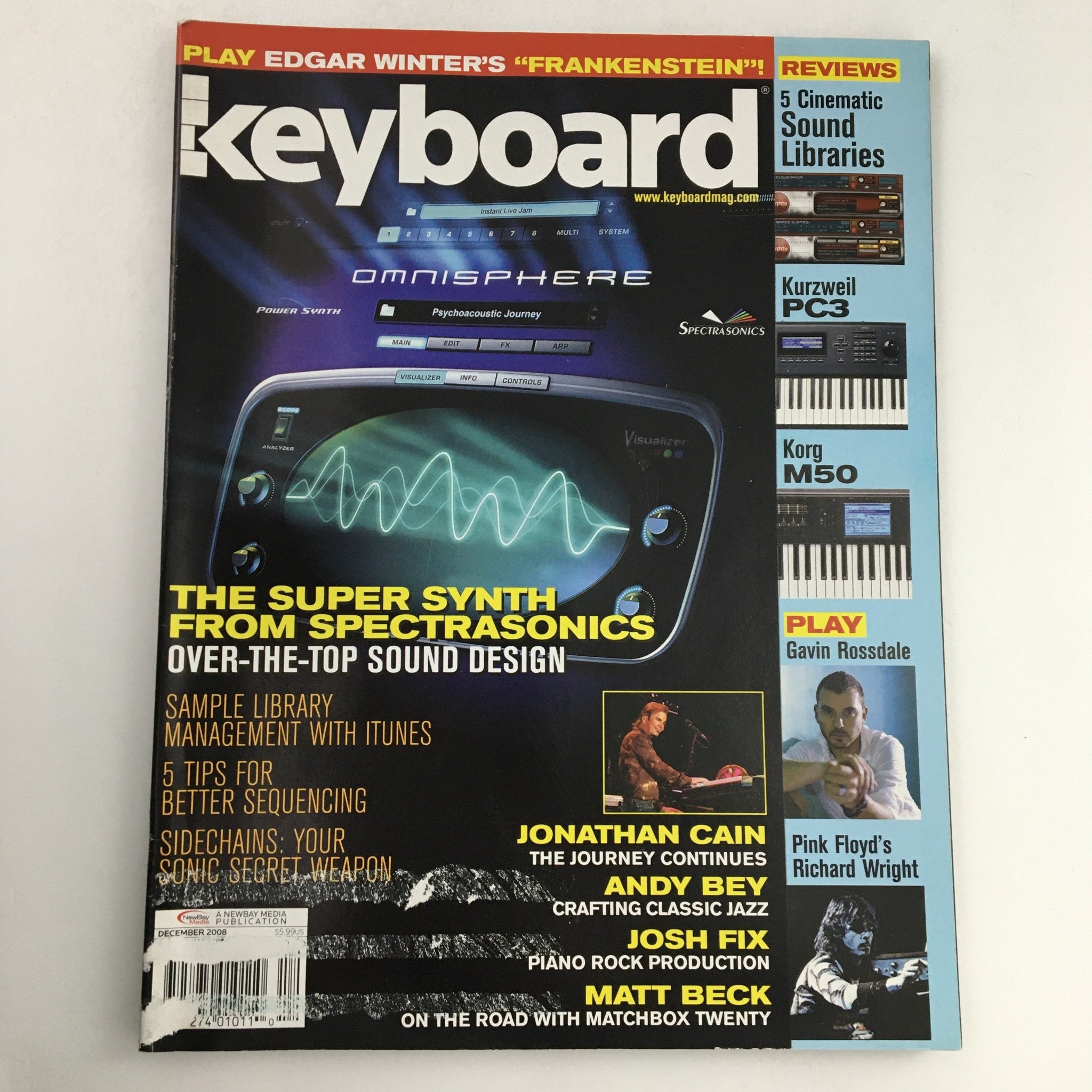 Keyboard Magazine Dec 2008 Features