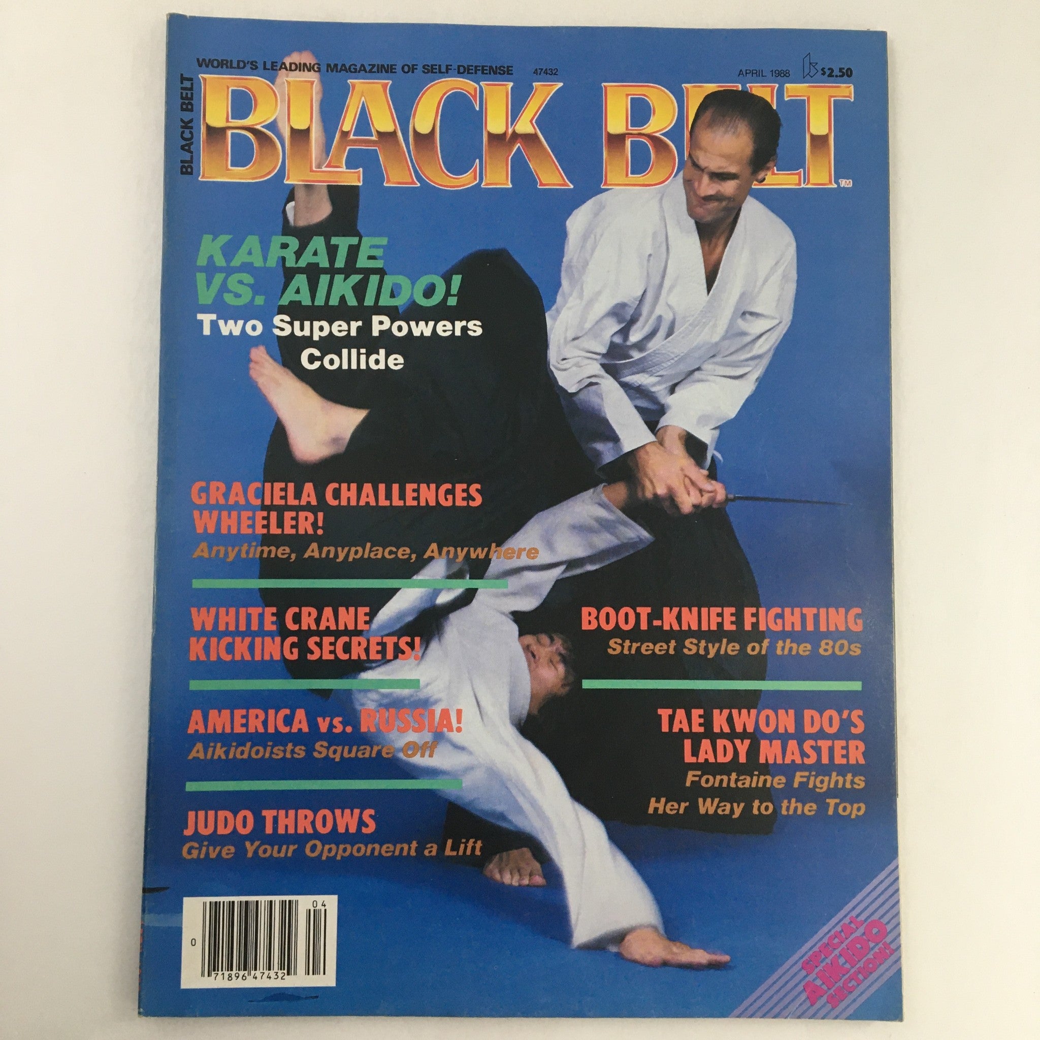 Black Belt Magazine April 1988 Vol 26 #4 Steven Seagal & Haruo Matsuoka Feature