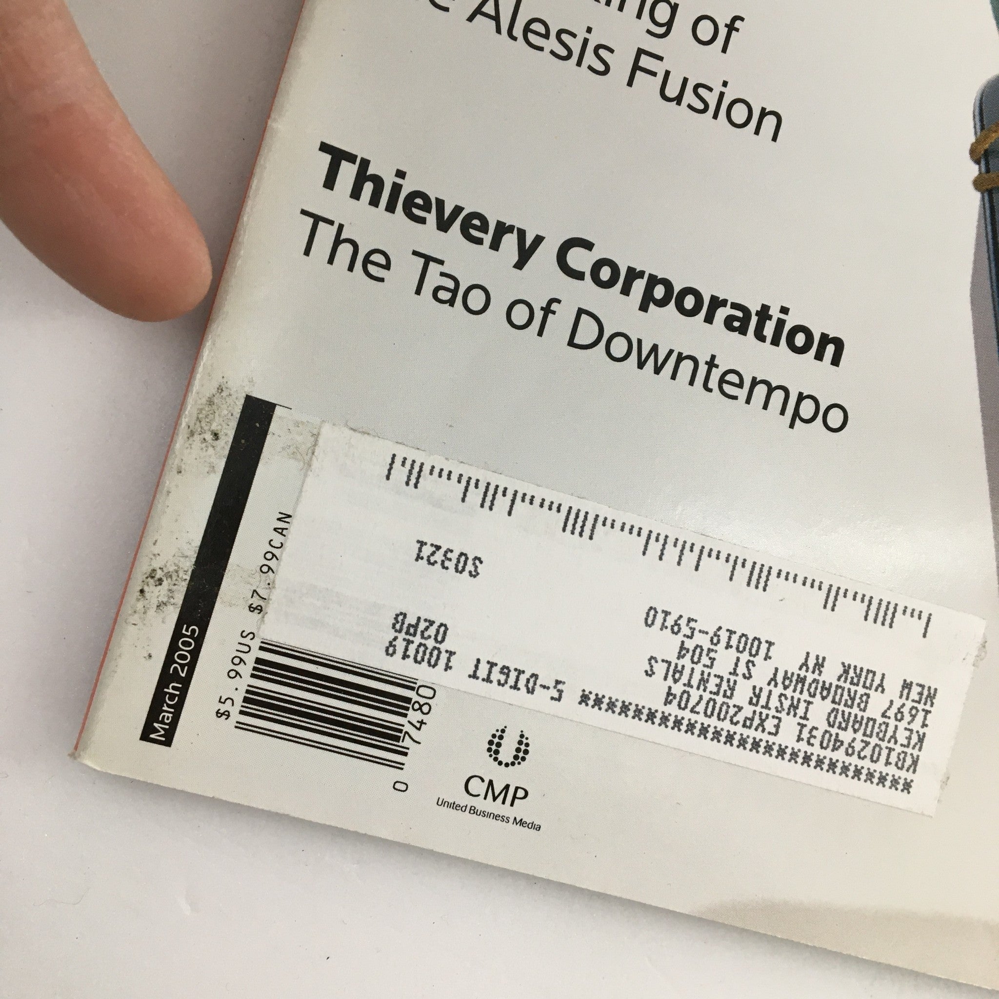 Keyboard Magazine March 2005 Gavin DeGraw & Thievery Corporation & Alesis Fusion