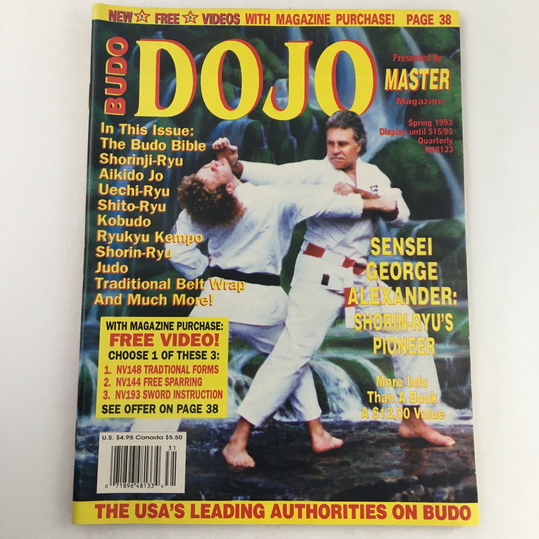 Budo Dojo Magazine Spring 1993 Sensei George Alexander Shorin-Ryu's Pioneer