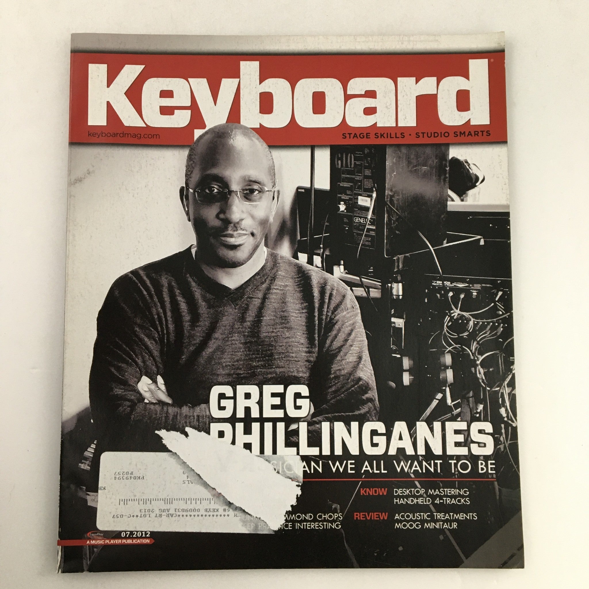 Keyboard Magazine July 2012 Greg Phillinganes & Moog Minitaur Review