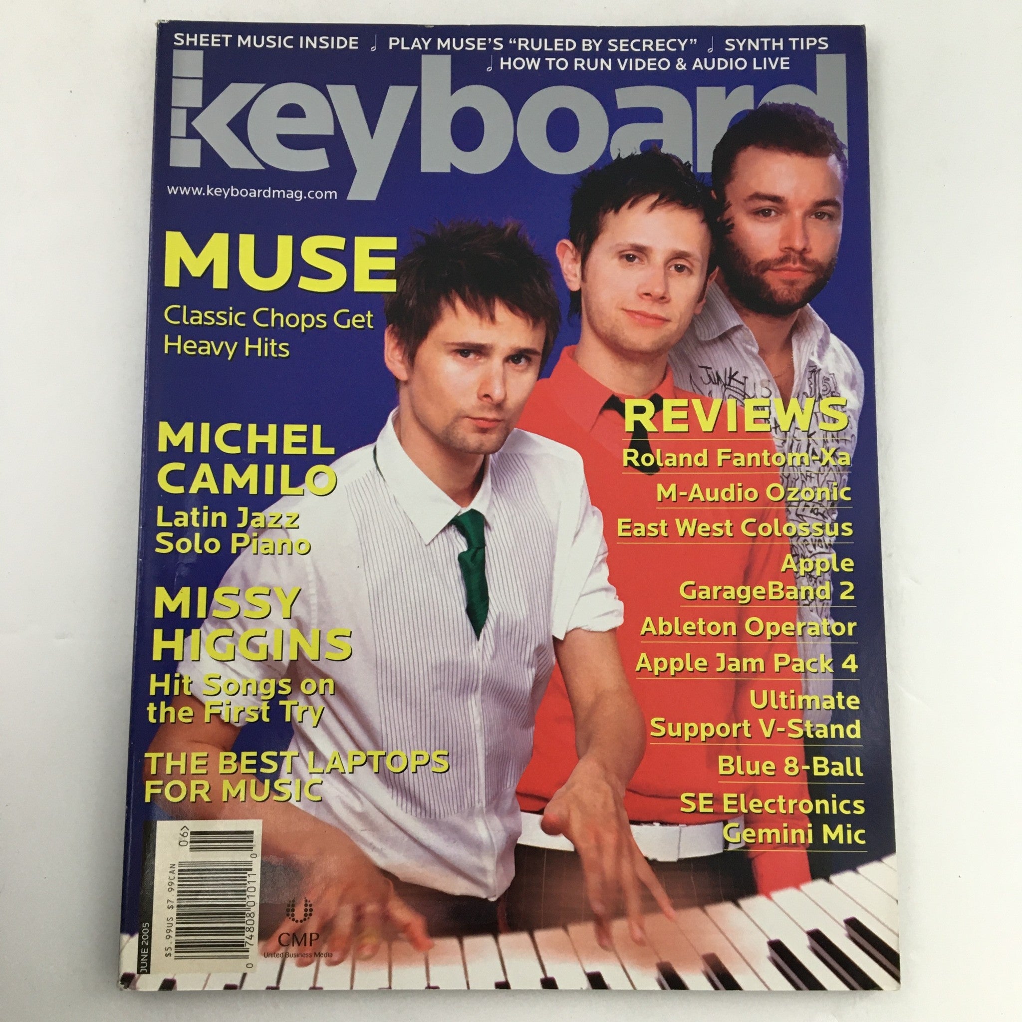 Keyboard Magazine June 2005 Muse & Michel Camilo & Missy Higgins, VG