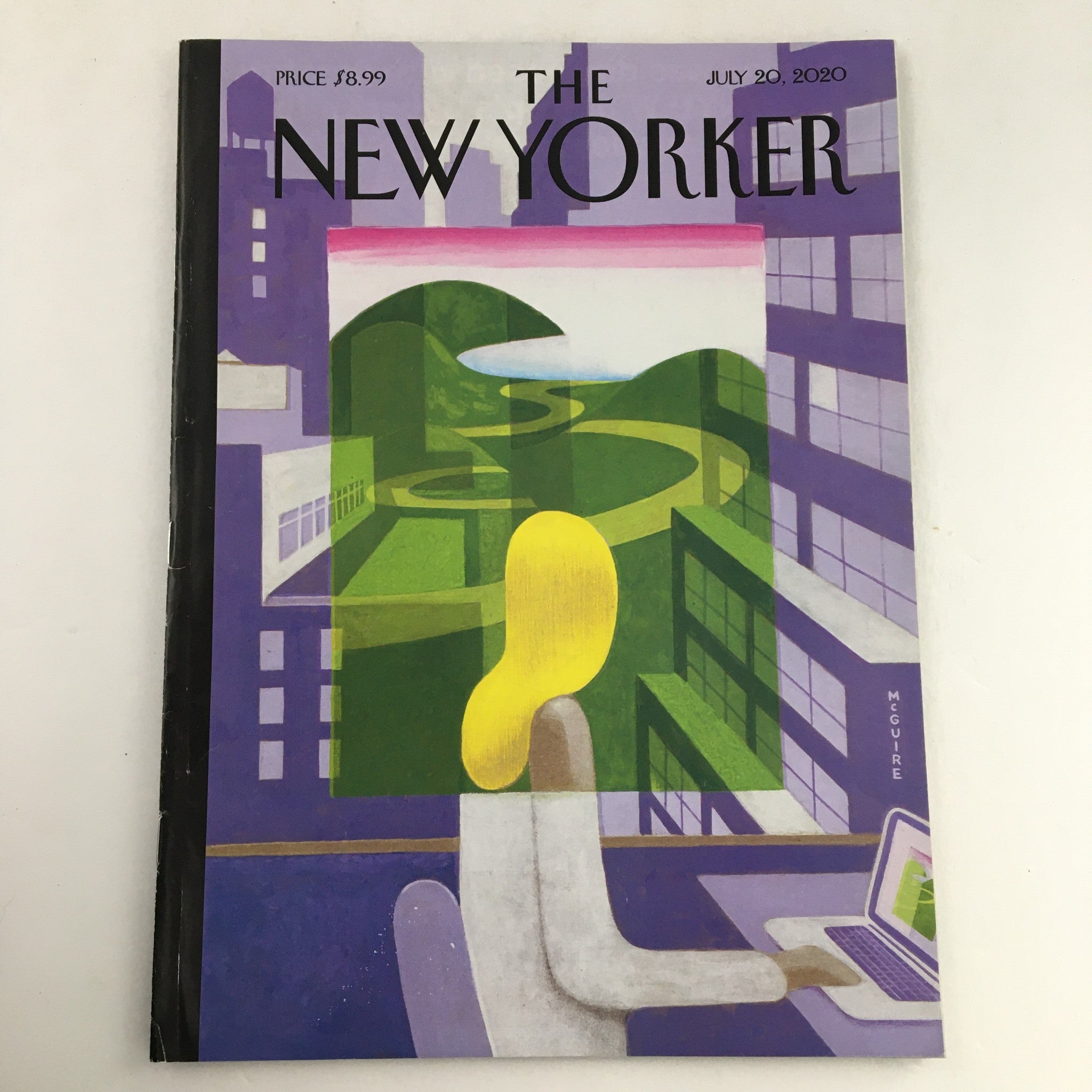 The New Yorker July 20 2020 Full Magazine Theme Cover Richard McGuire, VG