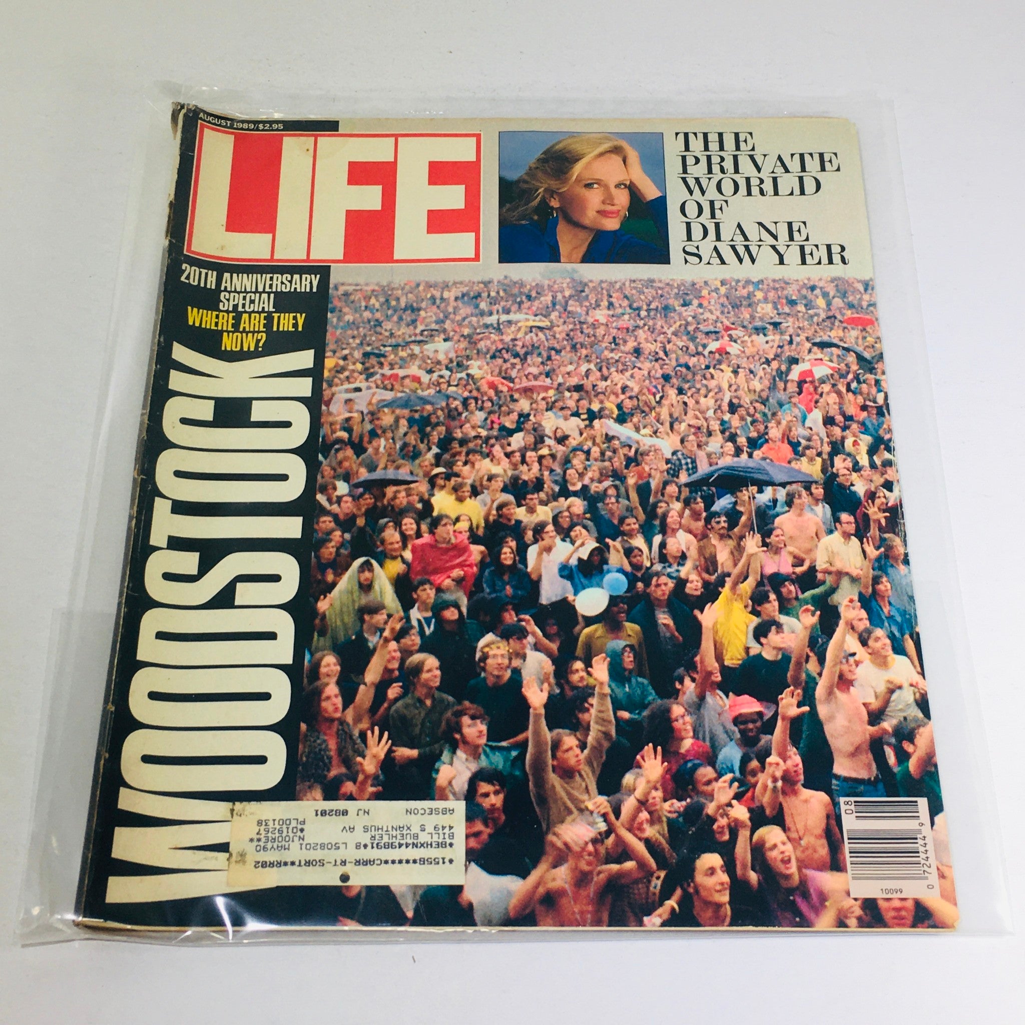 VTG Life Magazine: August 1989 - The Private World of Diane Sawyer/Woodstock