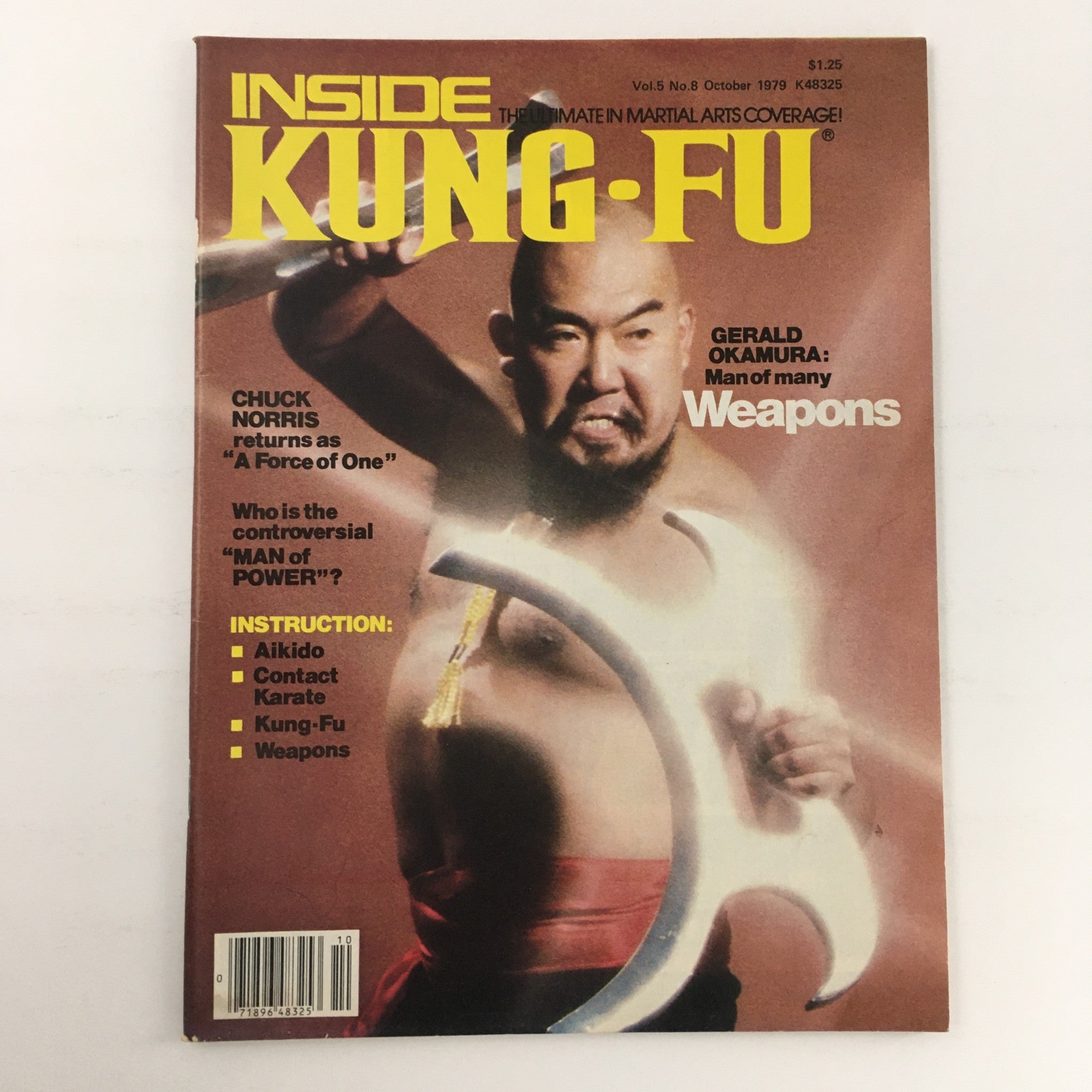 Inside Kung-Fu Magazine October 1979 Vol 5 #8 Gerald Okamura and Chuck Norris