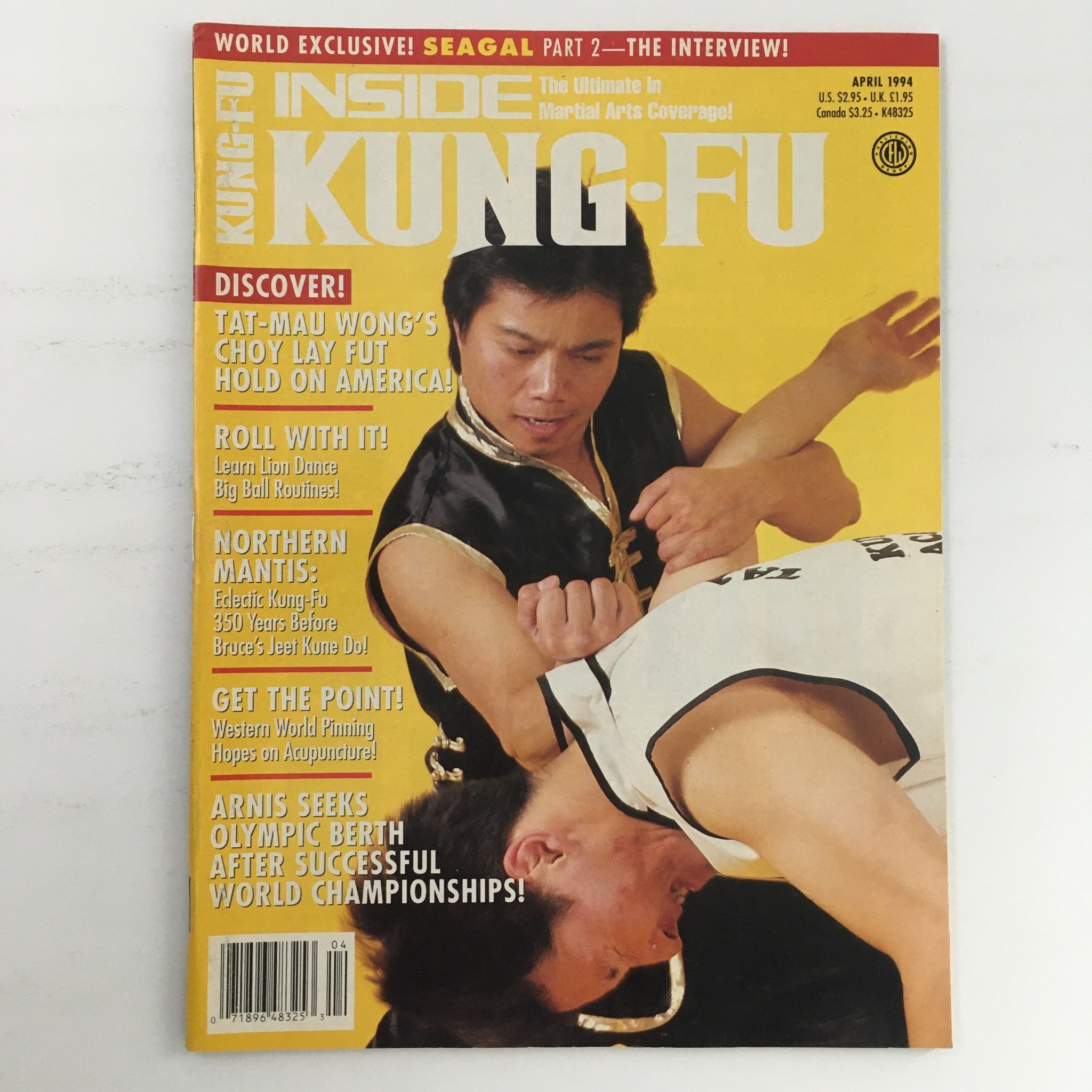 Inside Kung-Fu Magazine April 1994 Vol 21 #4 Choy Lay Fut's Hold on America