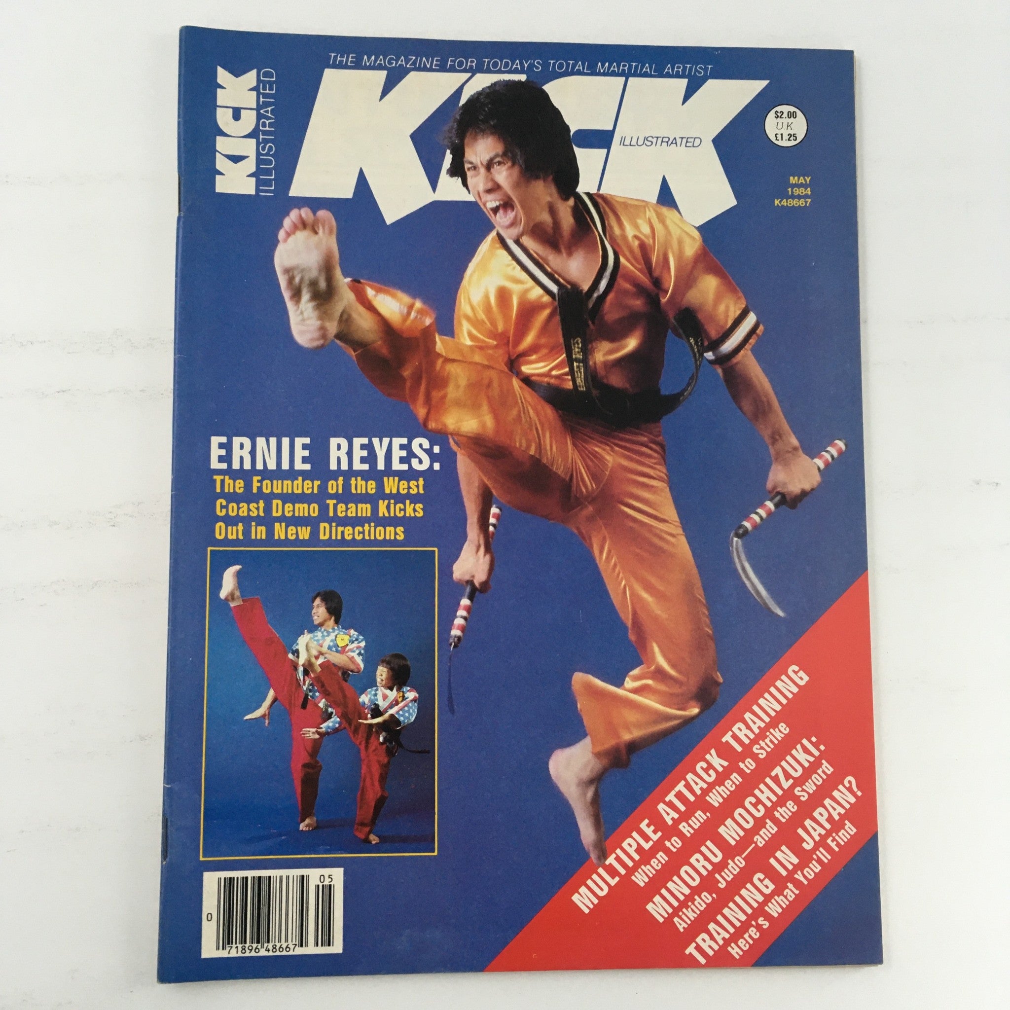 Kick Illustrated Magazine May 1984 Vol 5 #5 Ernie Reyes Sr. and Ernie Reyes Jr.