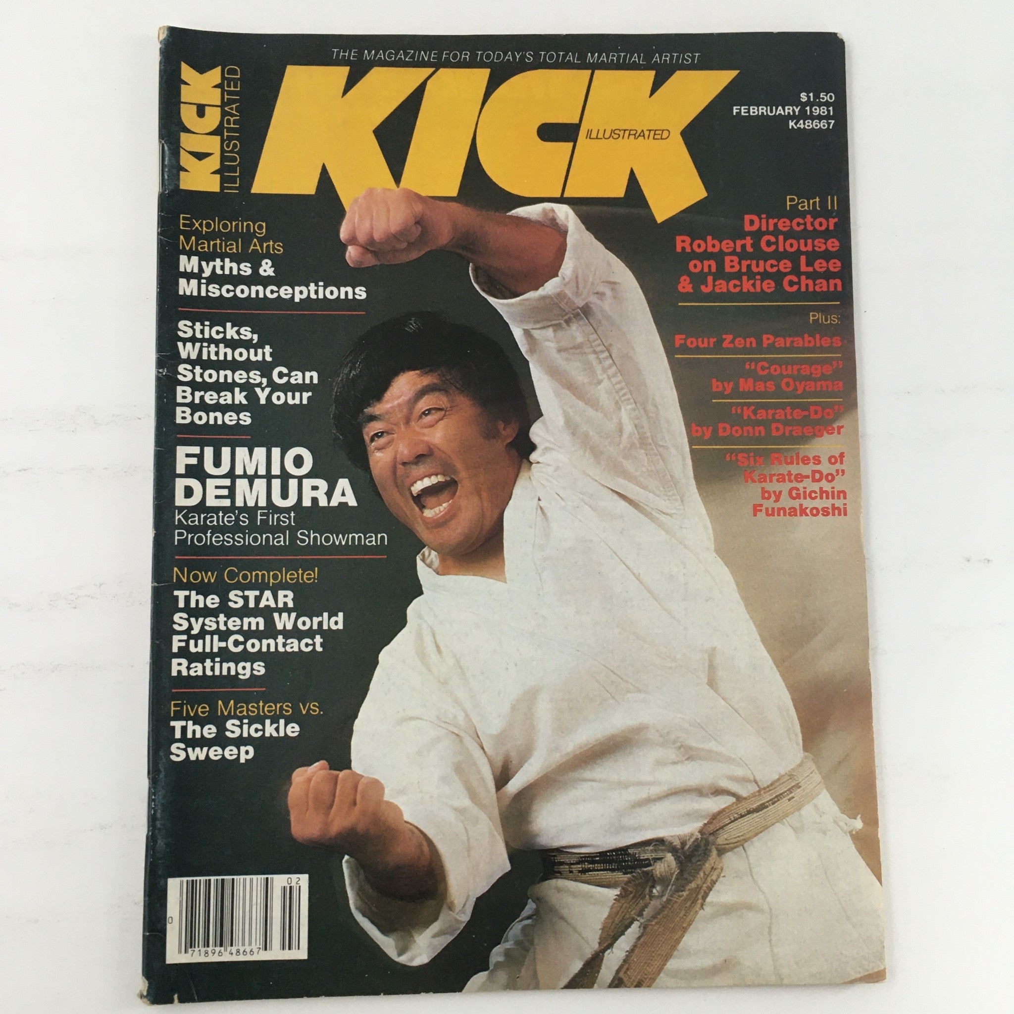 Kick Illustrated Magazine February 1981 Vol 2 #2 The Master Fumio Demura Story