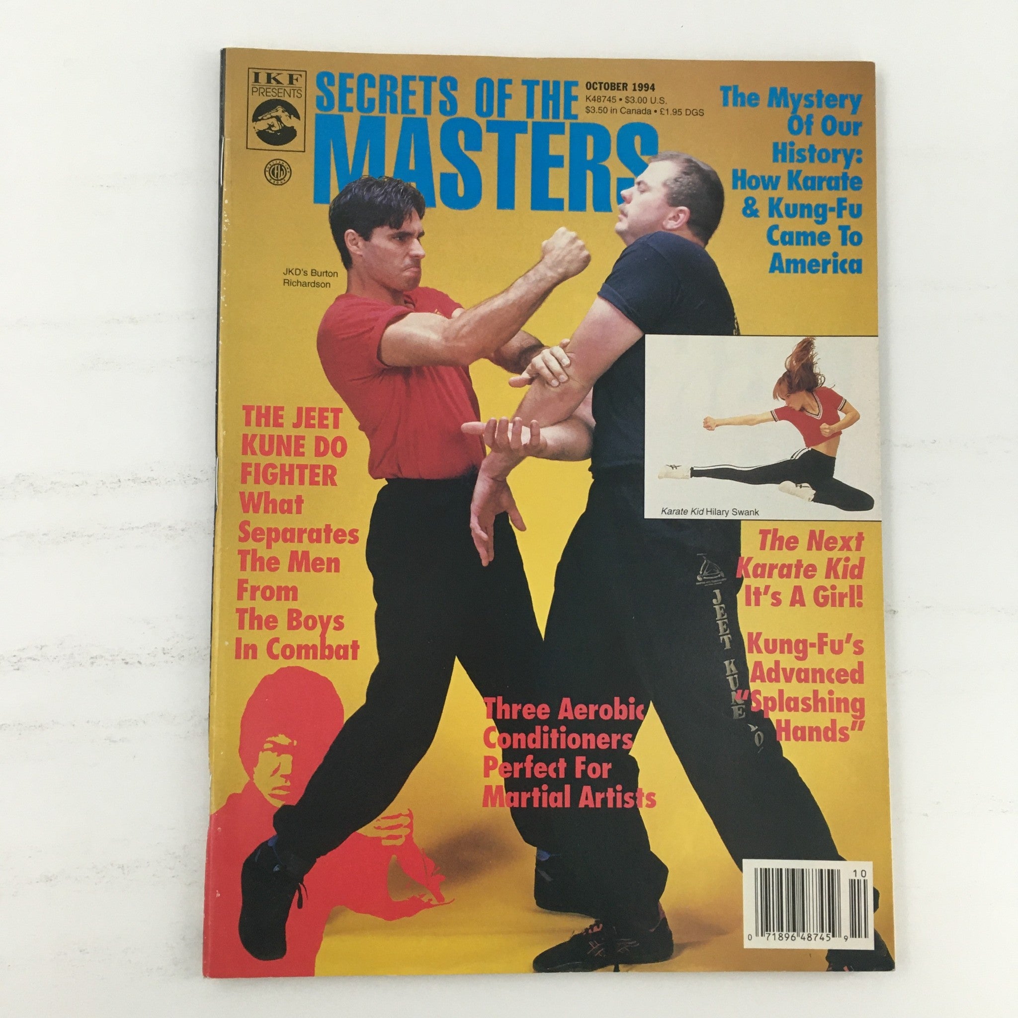 Secrets of the Masters Magazine October 1994 Burton Richardson & Hilary Swank