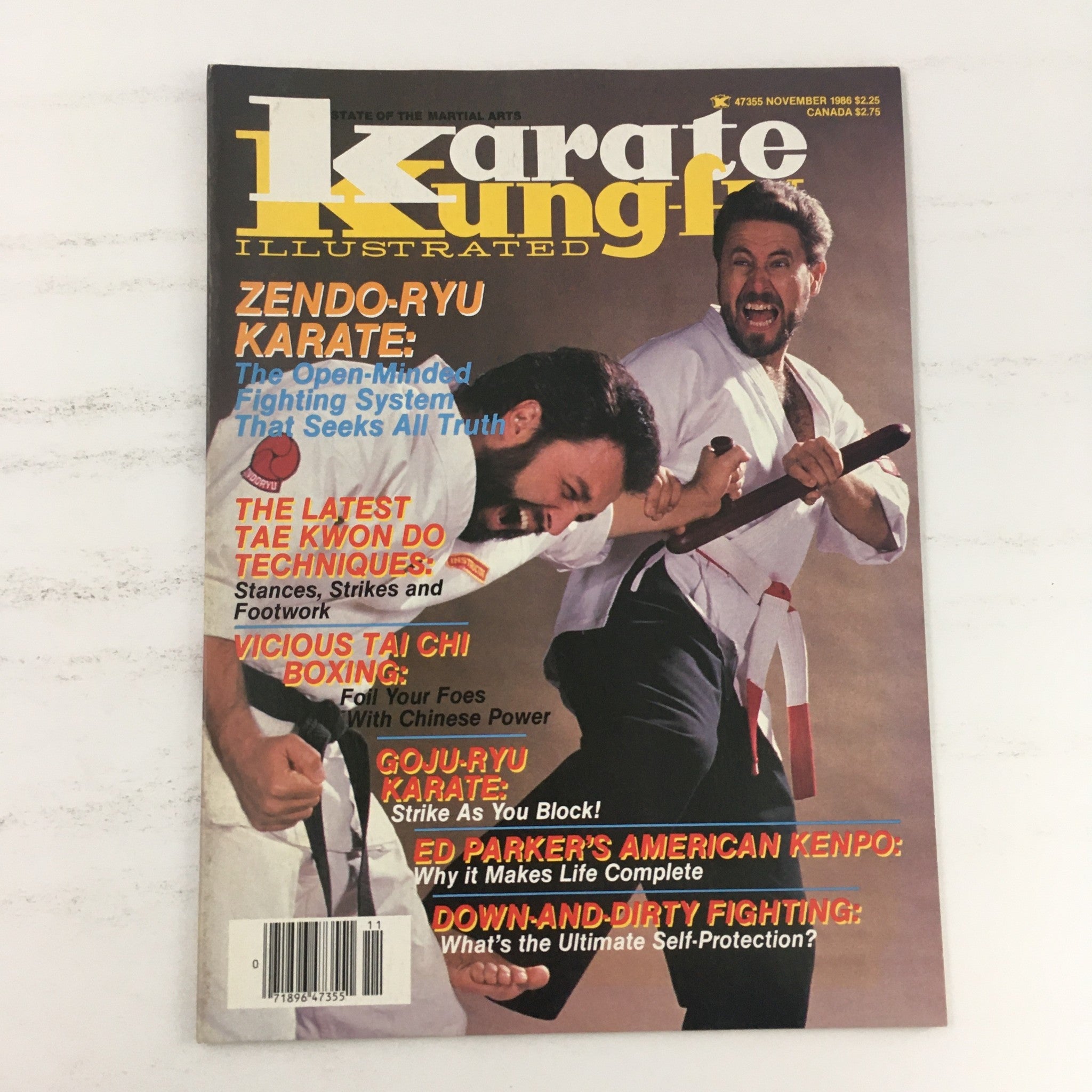 Karate Kung-Fu Illustrated Magazine November 1986 Vol 17 #11 Phillip M. Skornia