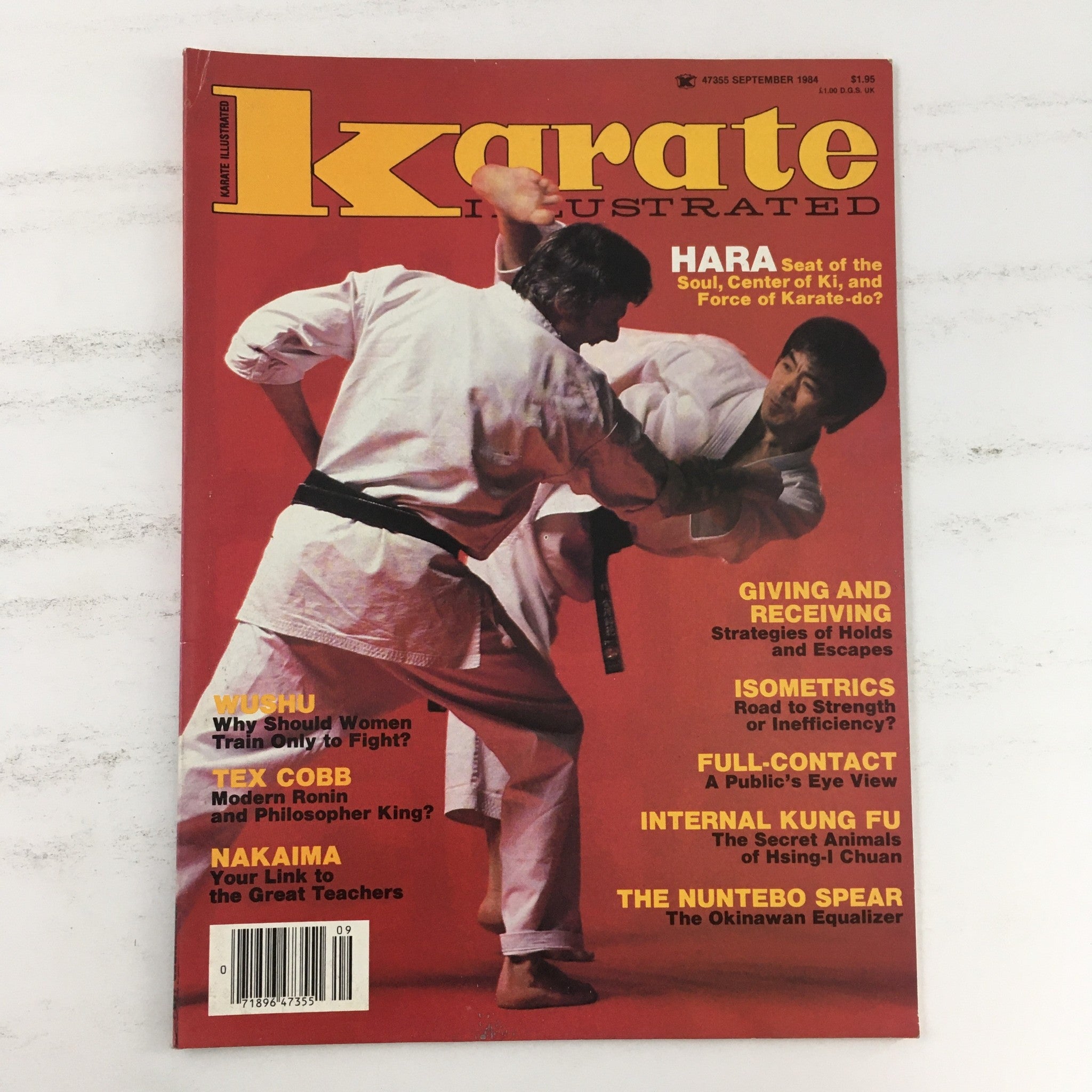 Karate Illustrated Magazine September 1984 Vol 15 #9 Hirokazu Kanazawa Feature