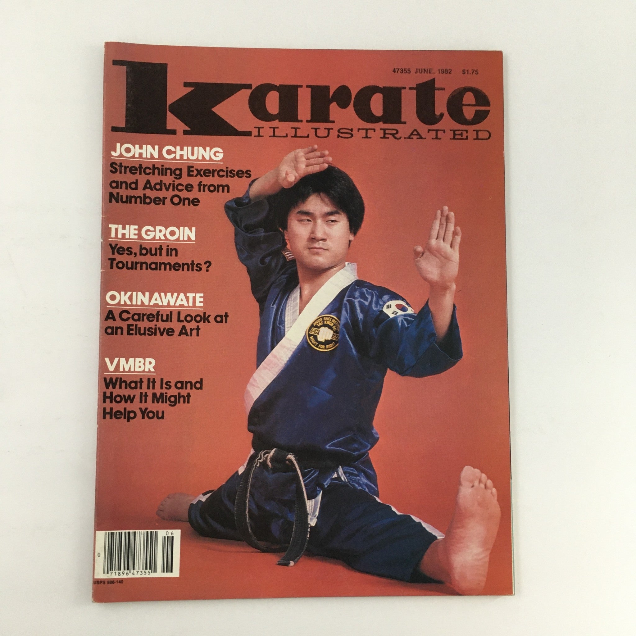 Karate Illustrated Magazine June 1982 Vol 13 #6 John Chung Feature, No Label VG