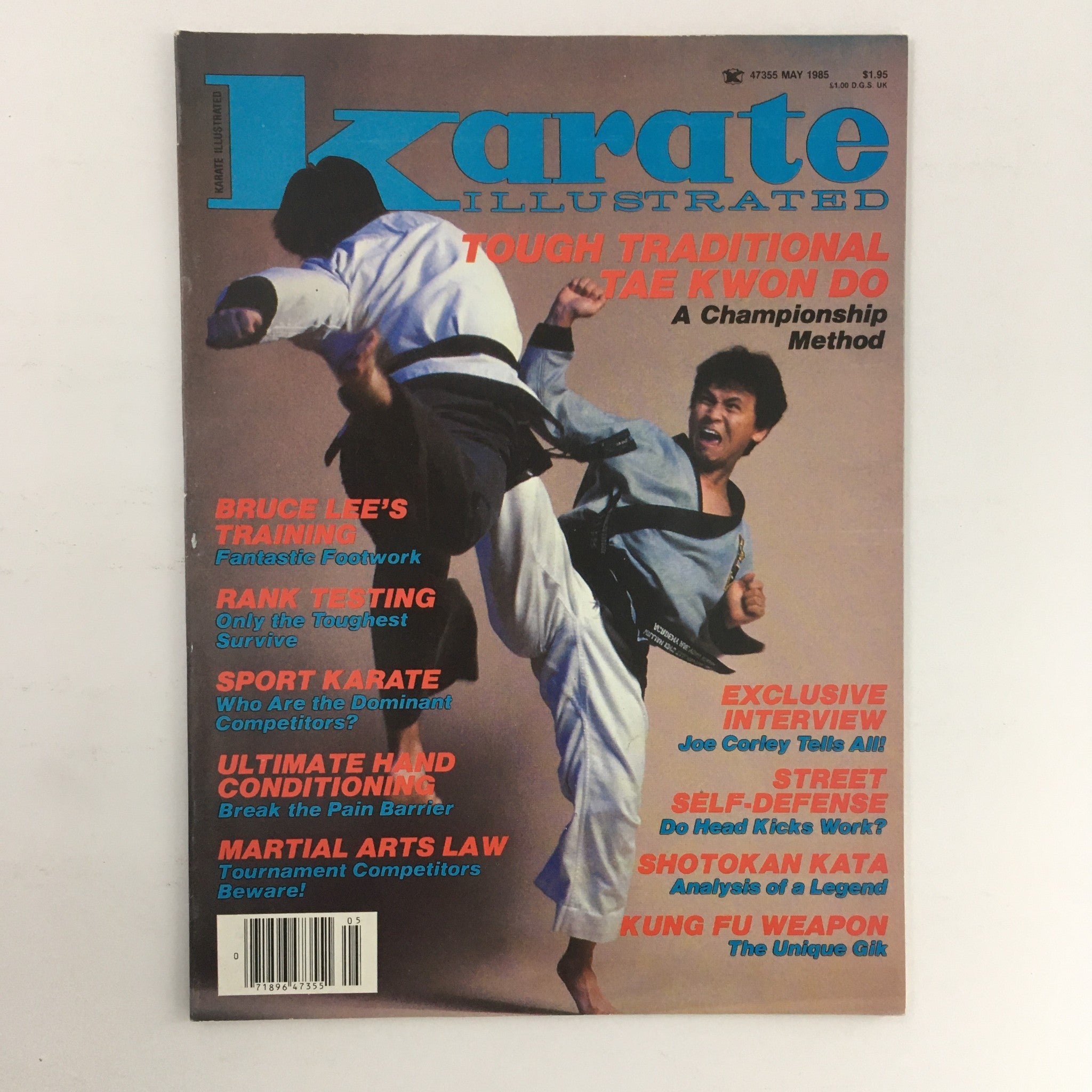 Karate Illustrated Magazine May 1985 Vol 16 #5 William Kim Cover, No Label VG