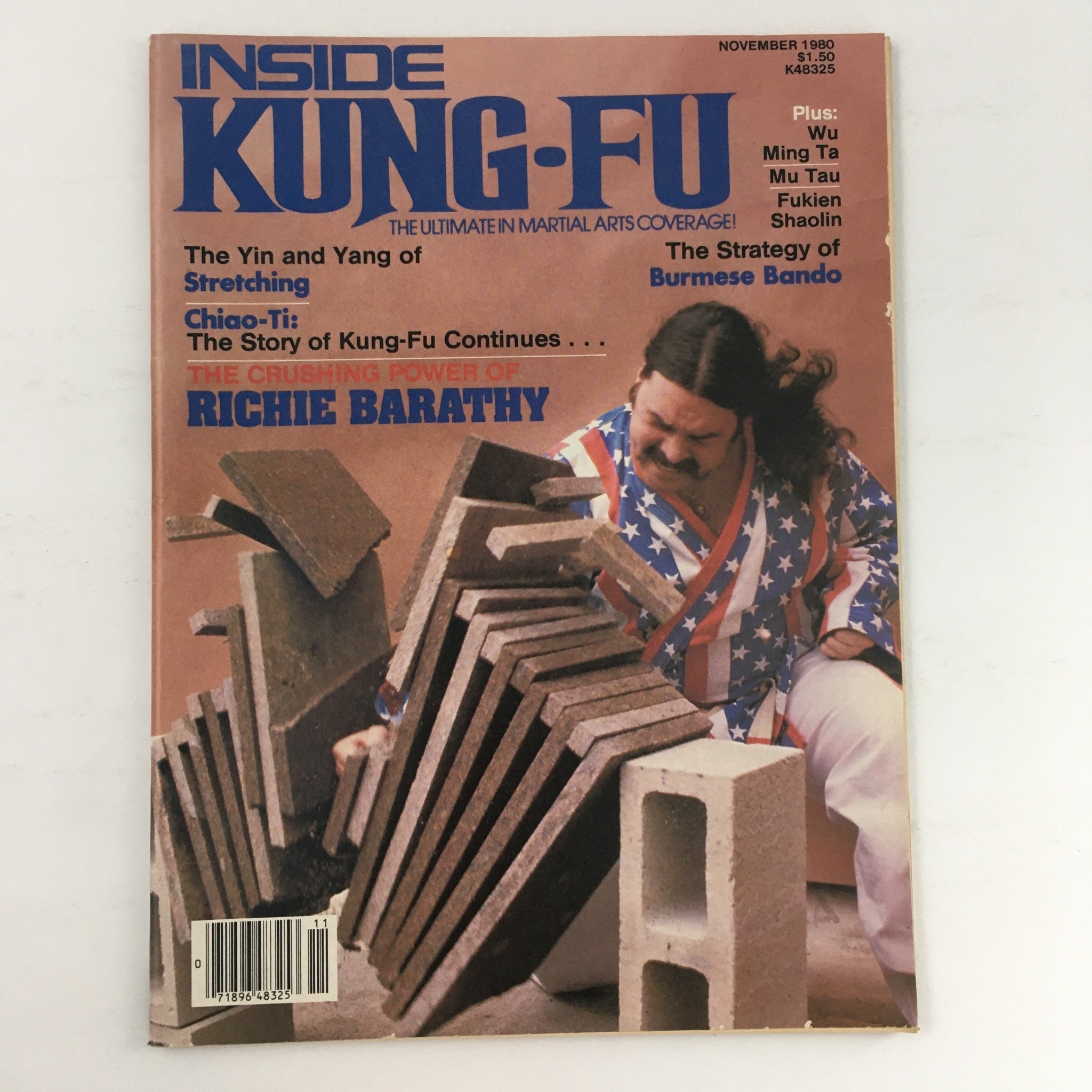 Inside Kung Fu Magazine November 1980 Vol 6 #11 Richie Barathy Feature, No Label