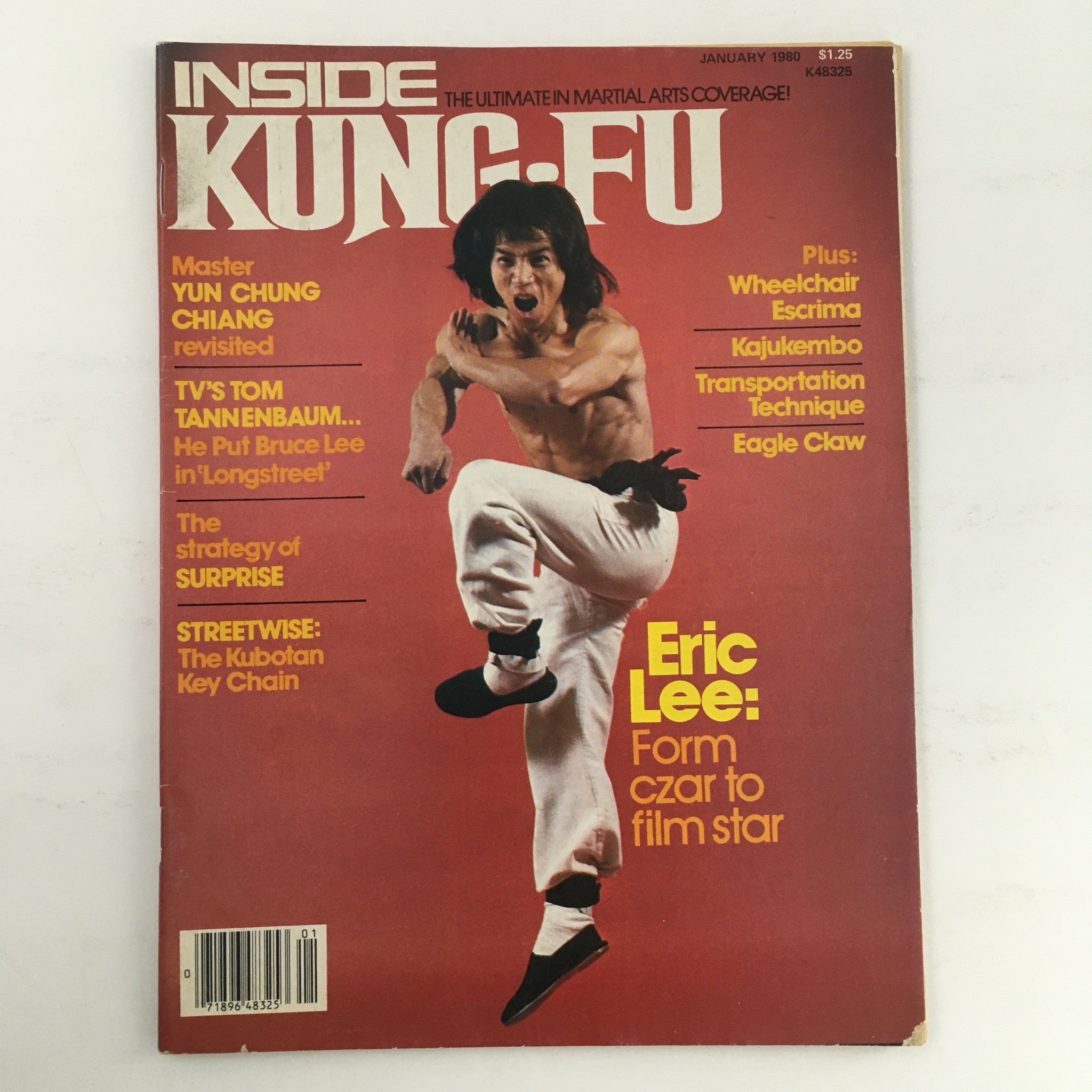 Inside Kung Fu Magazine January 1980 Vol 6 #1 Eric Lee from Czar to Film Star