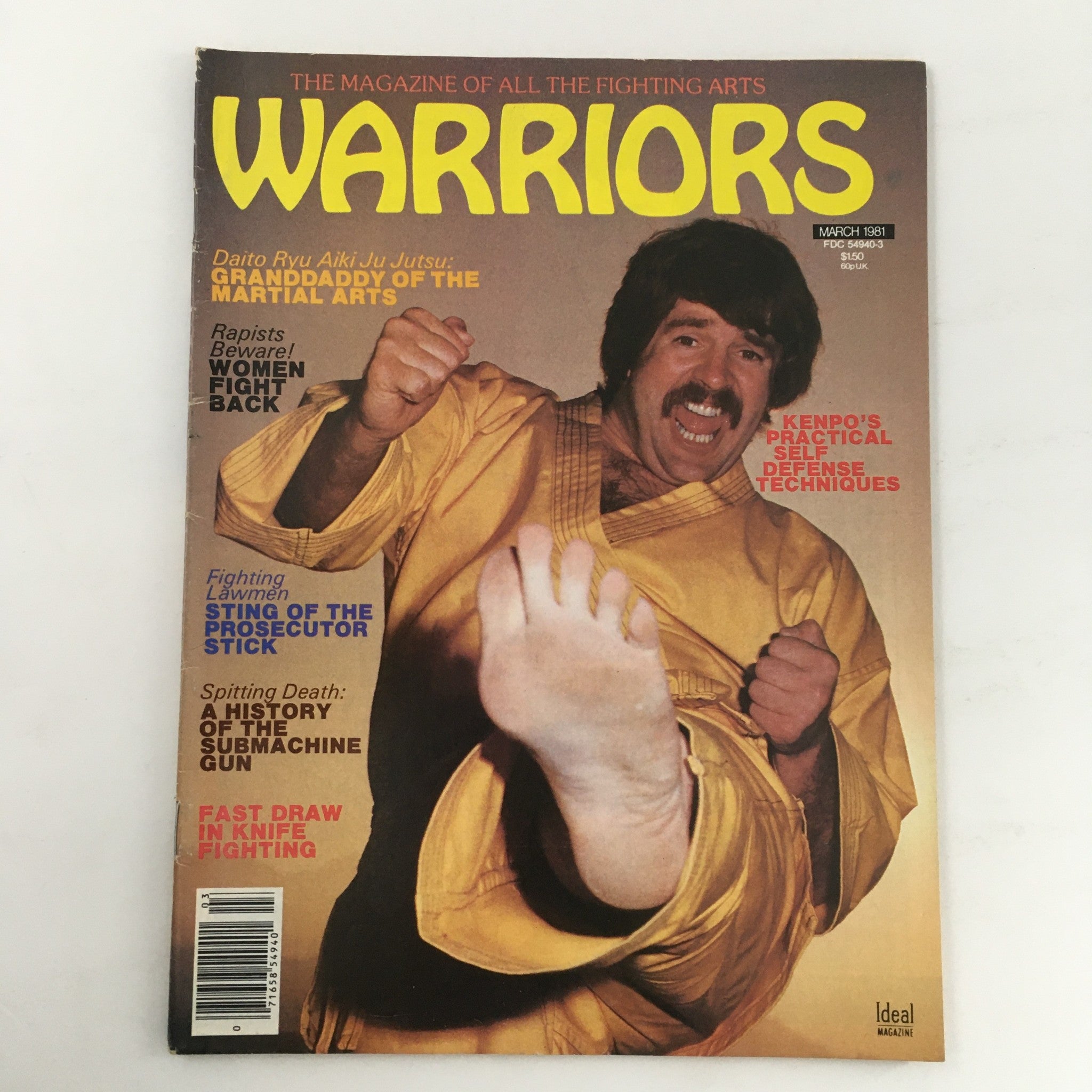 Warriors Magazine March 1981 No. 18 Jay Will Feature & Daito Ryu Aiki Ju Jutsu