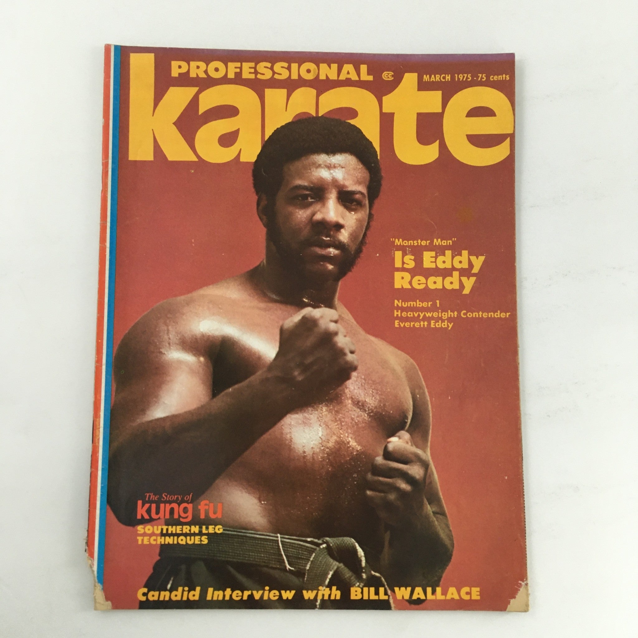 Professional Karate Magazine March 1975 Vol 2 #2 Everett Eddy Feature, No Label