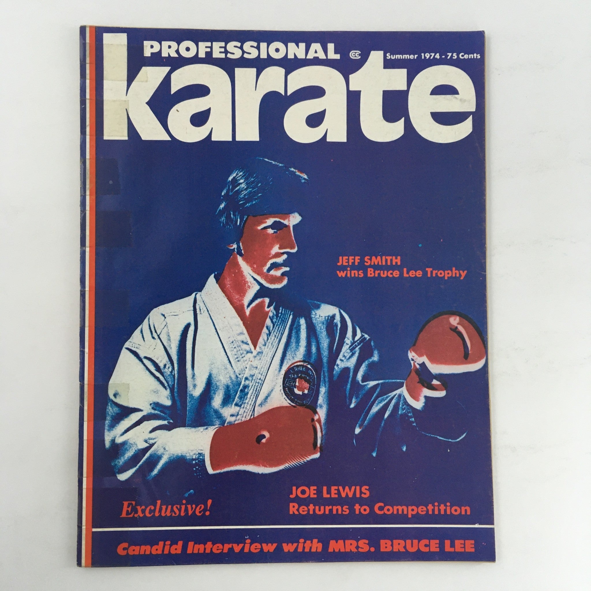 Professional Karate Magazine Summer 1974 Vol 1 #4 Jeff Smith Fighter of the Year