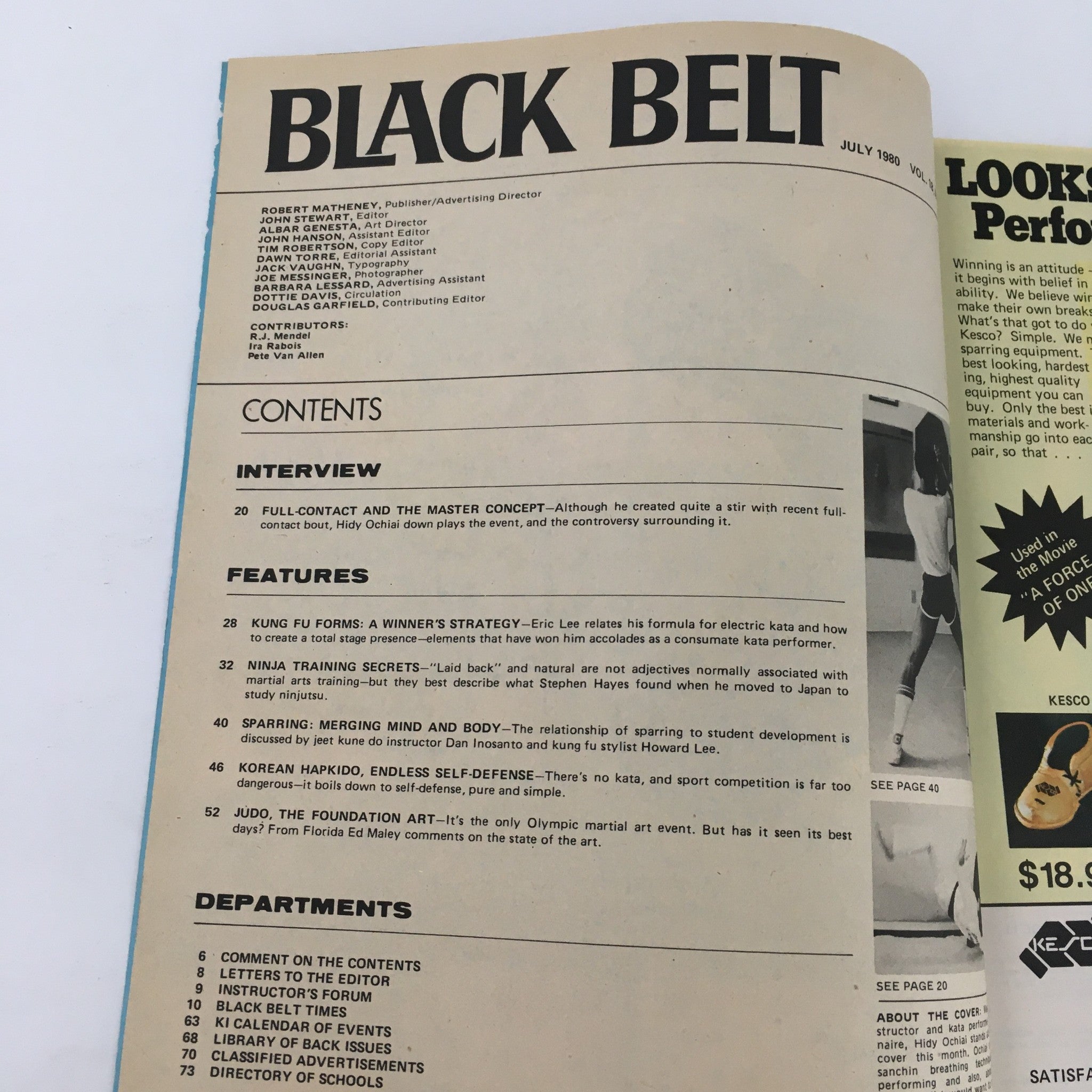 Black Belt Magazine July 1980 Vol 18 #7 Hidy Ochiai Ninja Training Secrets