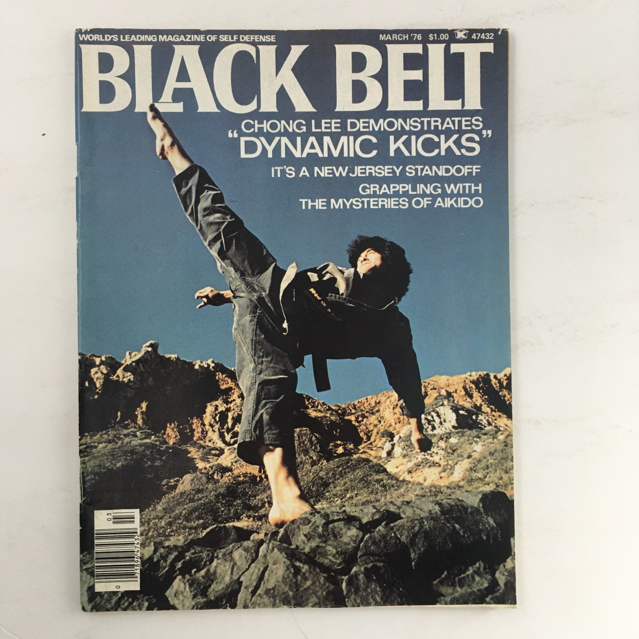 Black Belt Magazine March 1976 Vol 14 #3 Chong Lee Demonstrates Dynamic Kicks