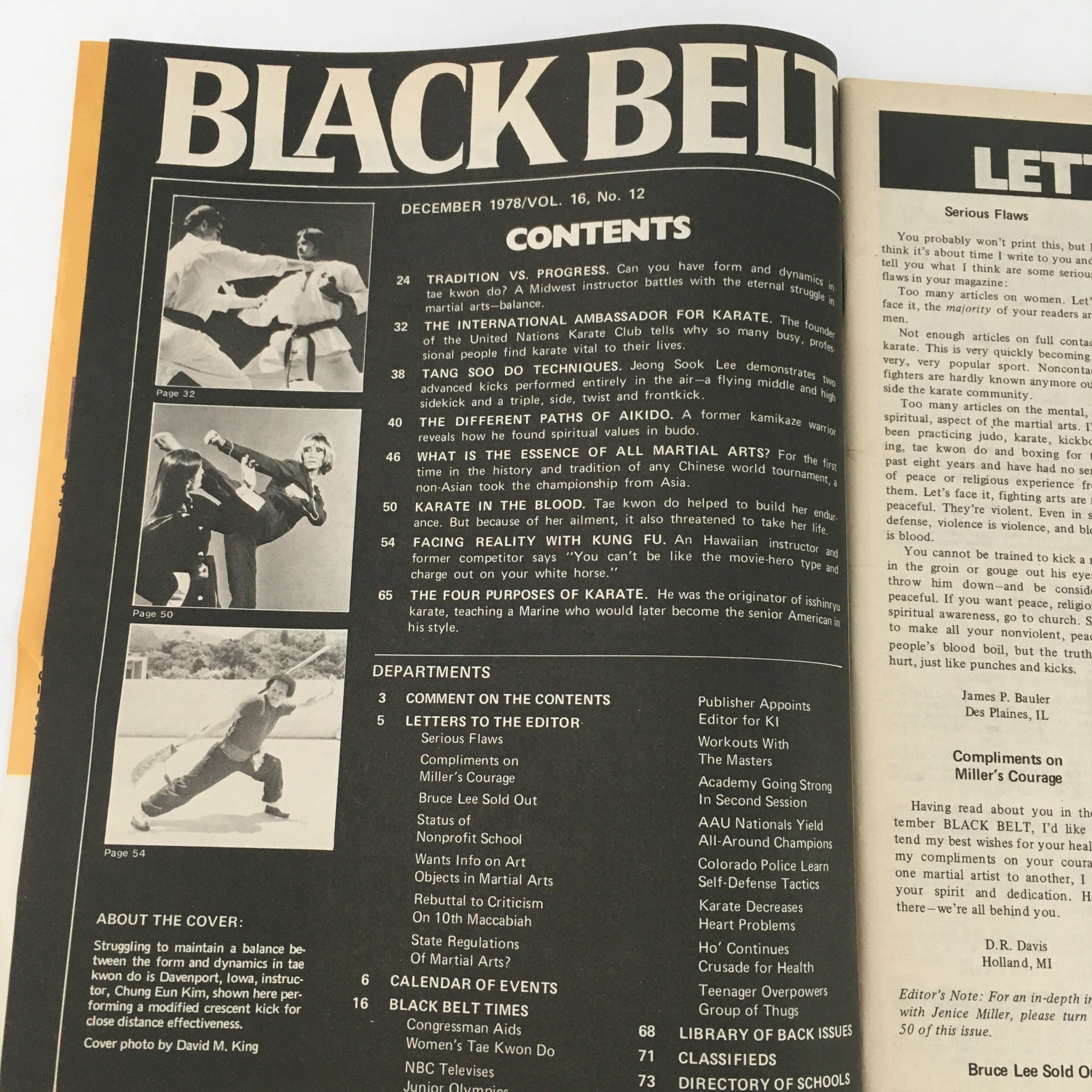 Black Belt Magazine December 1978 Vol 16 #12 Instructor Chung Eun Kim Feature