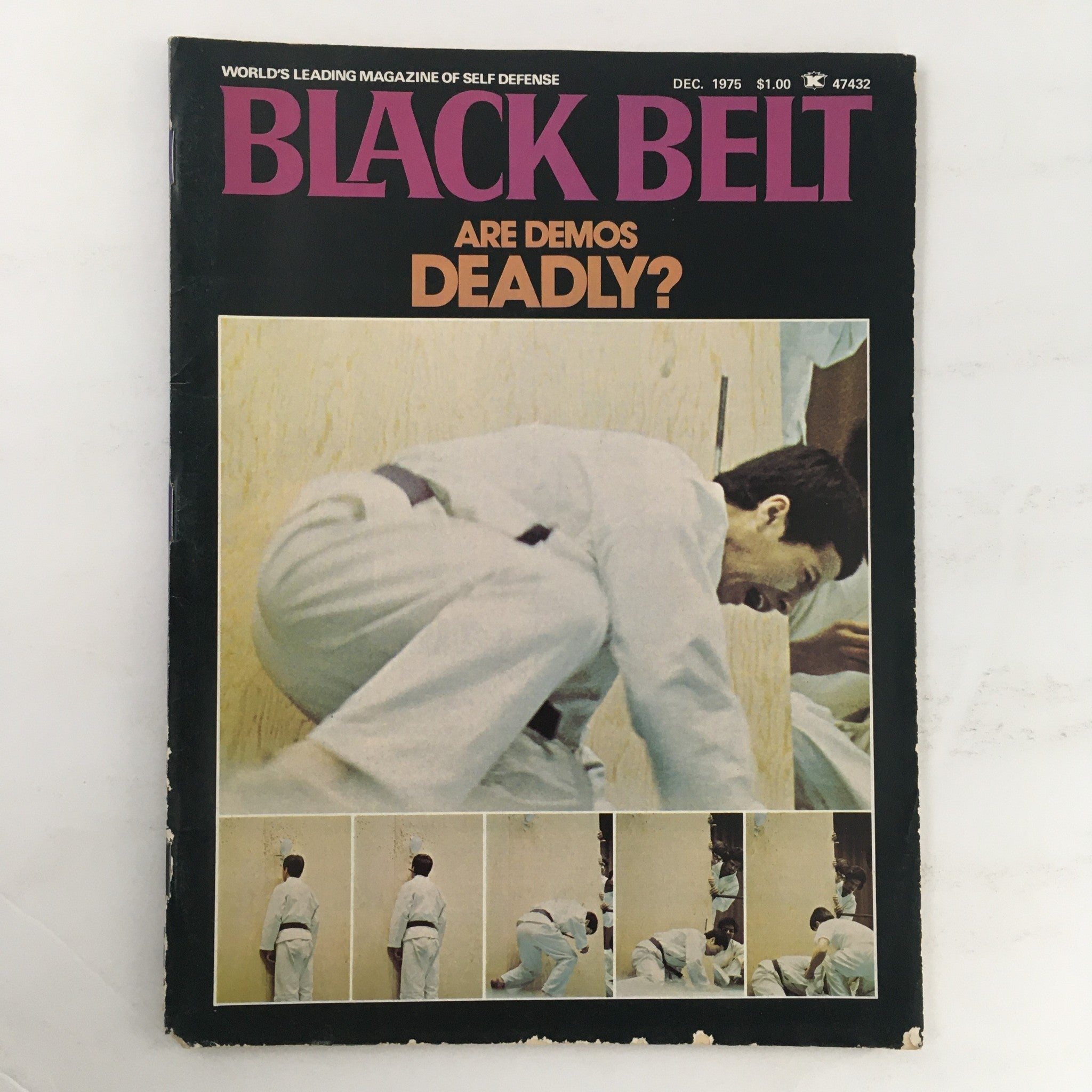 Black Belt Magazine December 1975 Vol 13 #12 A Deadly Demo Feature