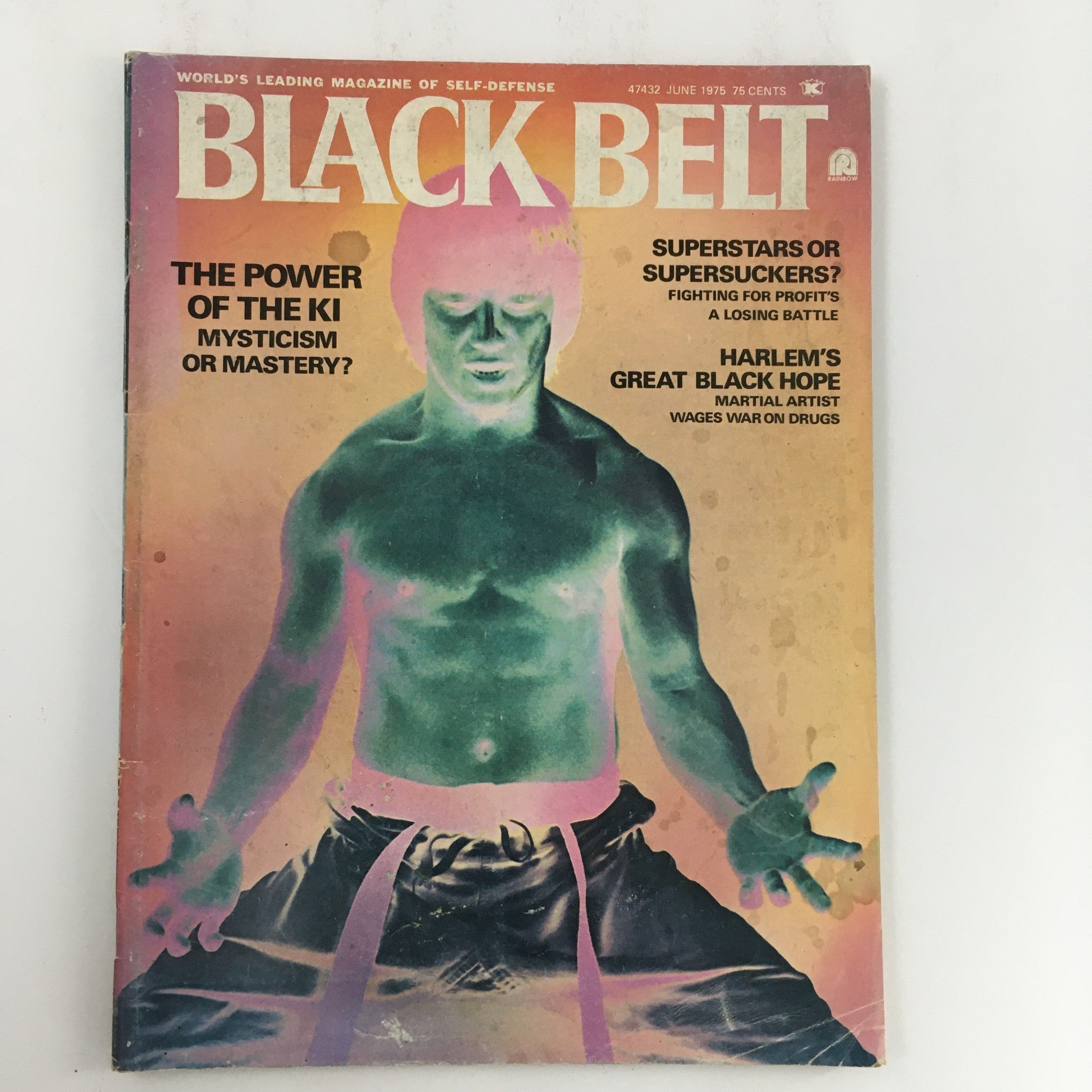 Black Belt Magazine June 1975 Vol 13 #6 Rick Oki & The Power of the Ki