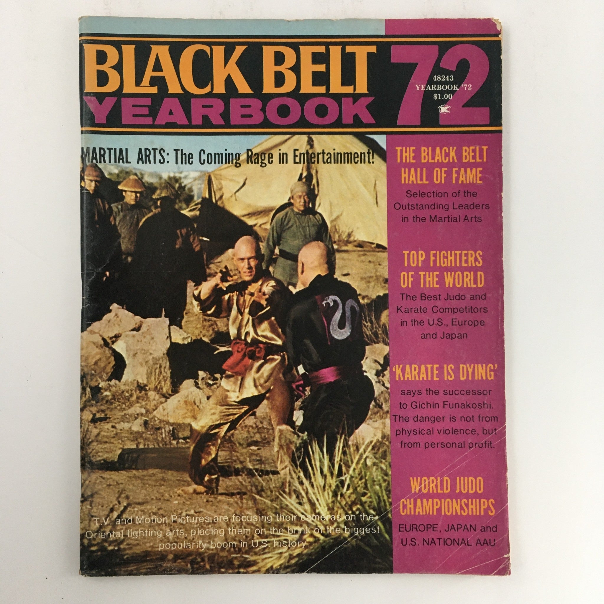 Black Belt Yearbook October 1972 Vol 10 #10 David Carradine & Billy Jack Melinda