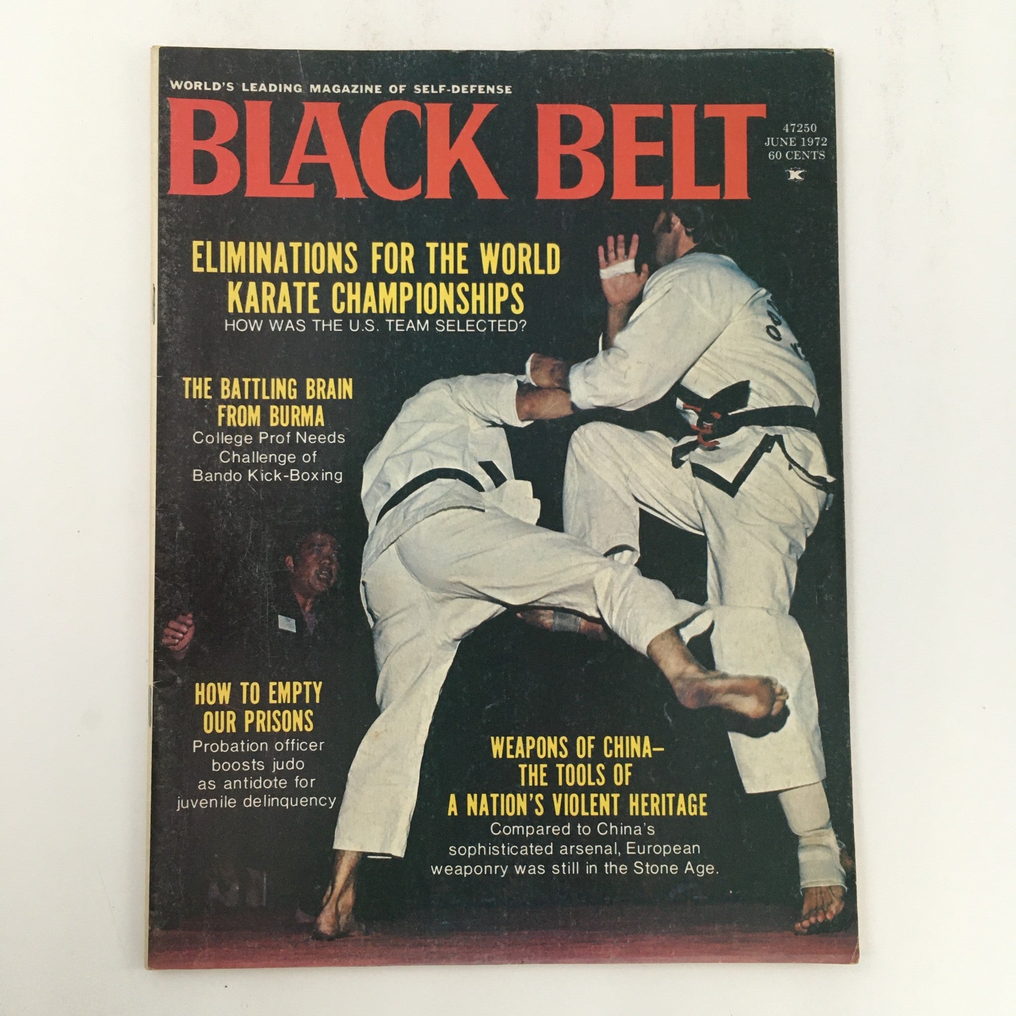 Black Belt Magazine June 1972 Vol 10 #6 Ed Ikuta 2nd World Karate Championships