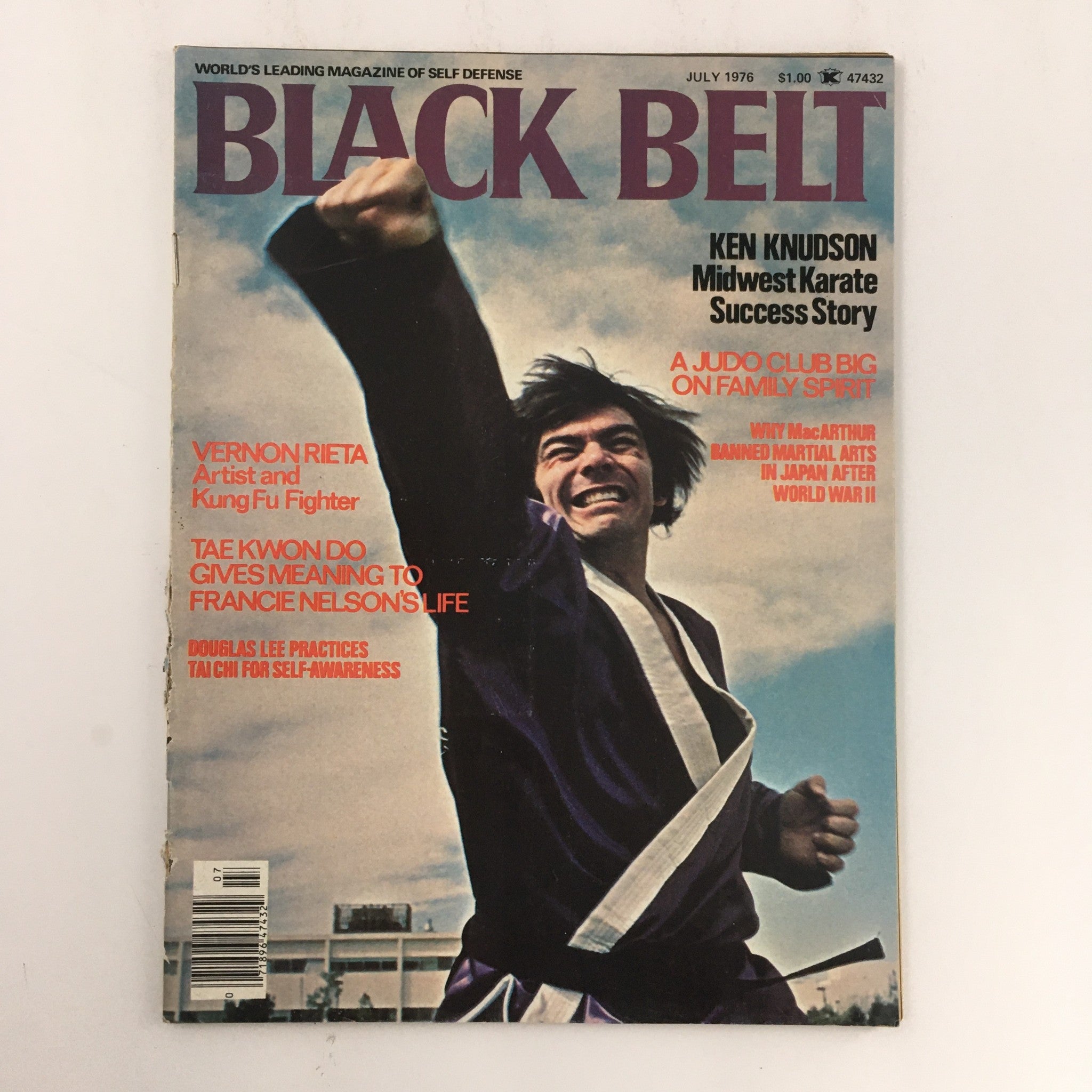 Black Belt Magazine July 1976 Vol 14 #7 Ken Knudson Midwest Karate Success Story