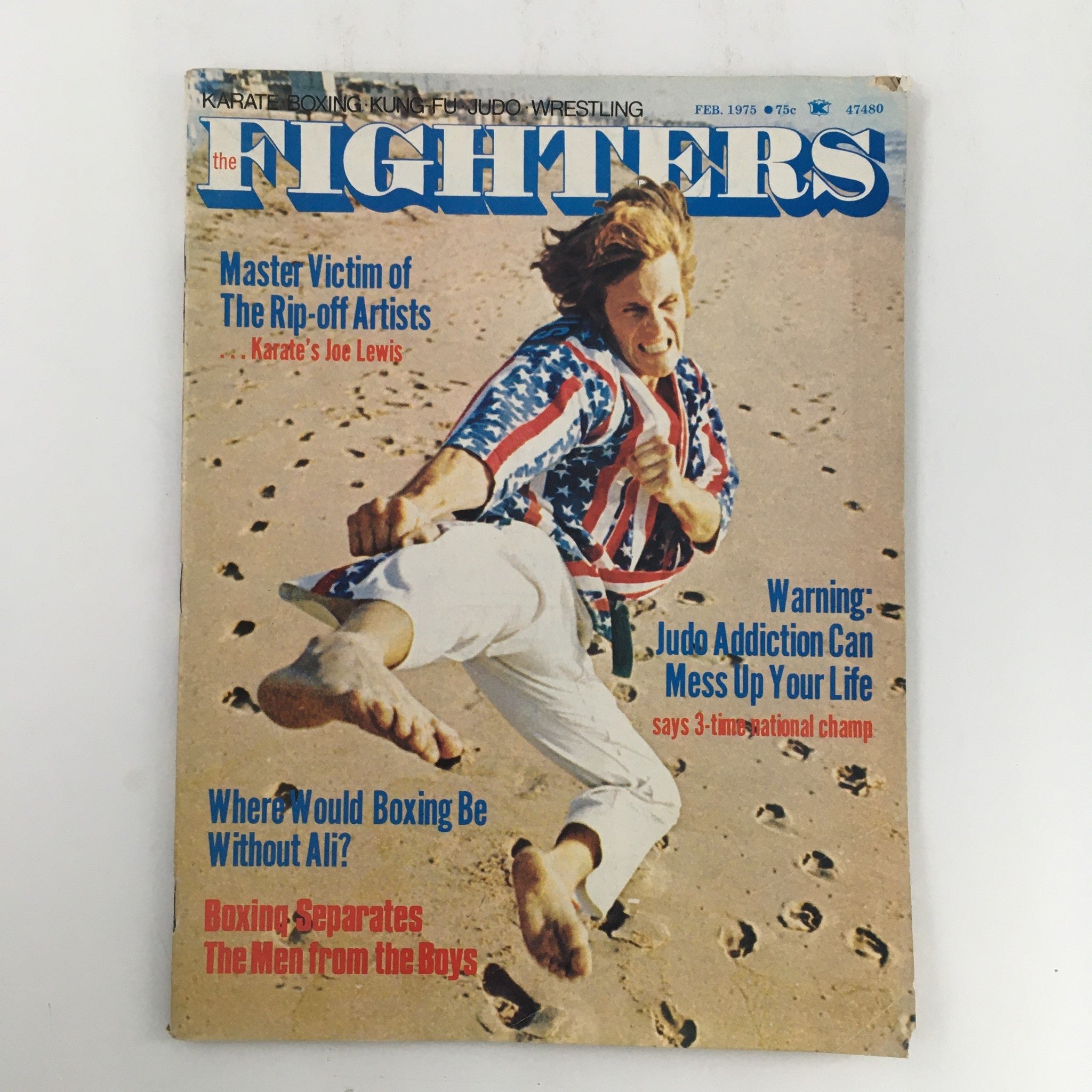 The Fighters Magazine February 1975 Vol 2 #1 Joe Lewis The Rip-Off Artist