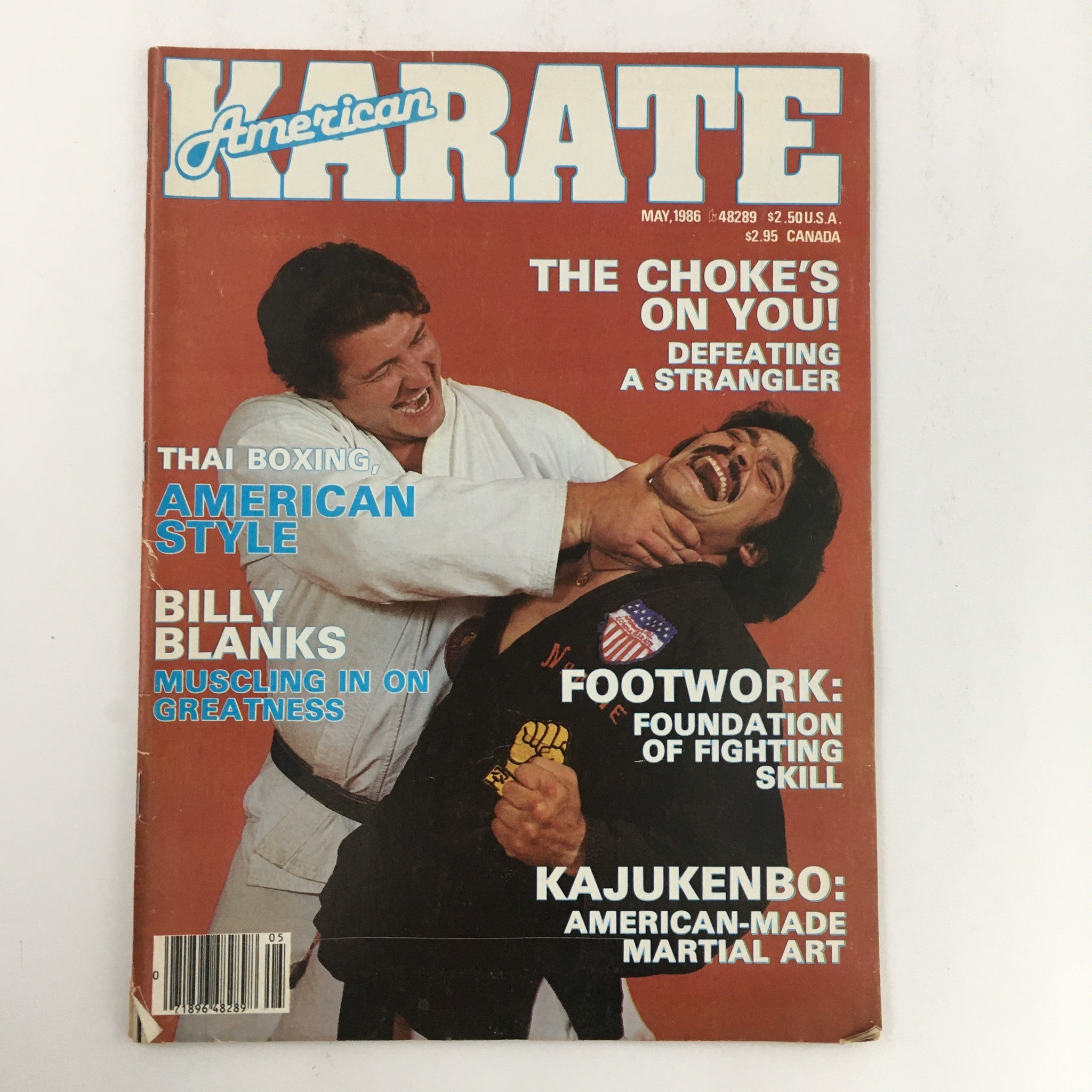 American Karate Magazine May 1986 Vol 1 #3 John Kuhl & Billy Blanks Feature