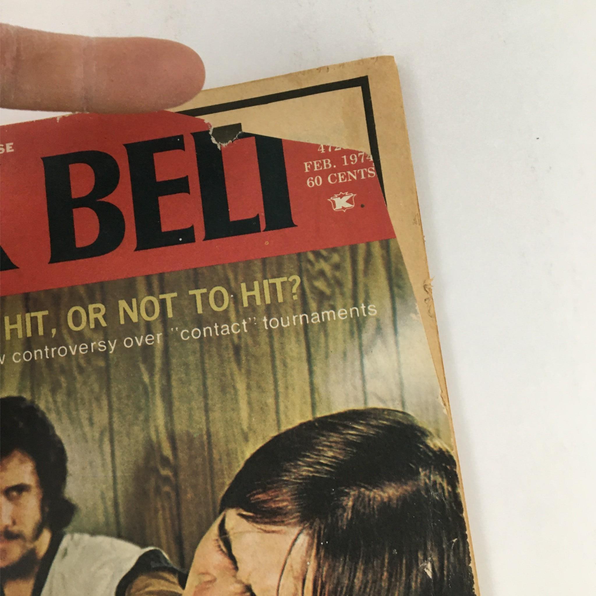 Black Belt Magazine February 1974 Joe Corley, Luis Tasuke Watanabe No Label