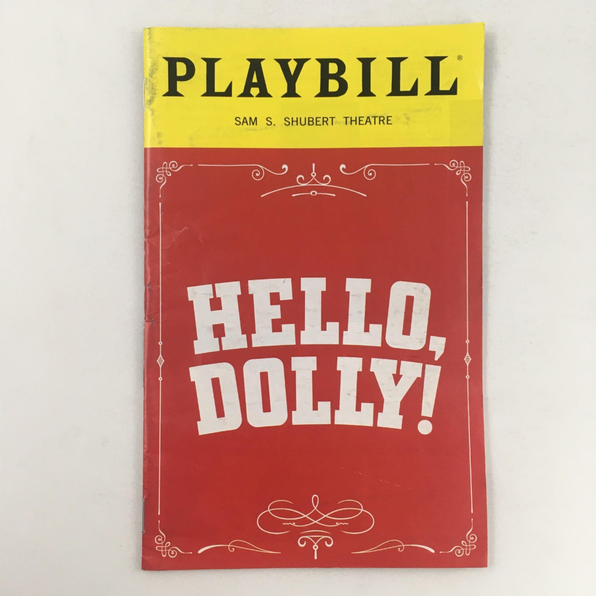 2017 Playbill Hello, Dolly! by Jerry Zarks Bette Midler at Sam S Shubert Theatre